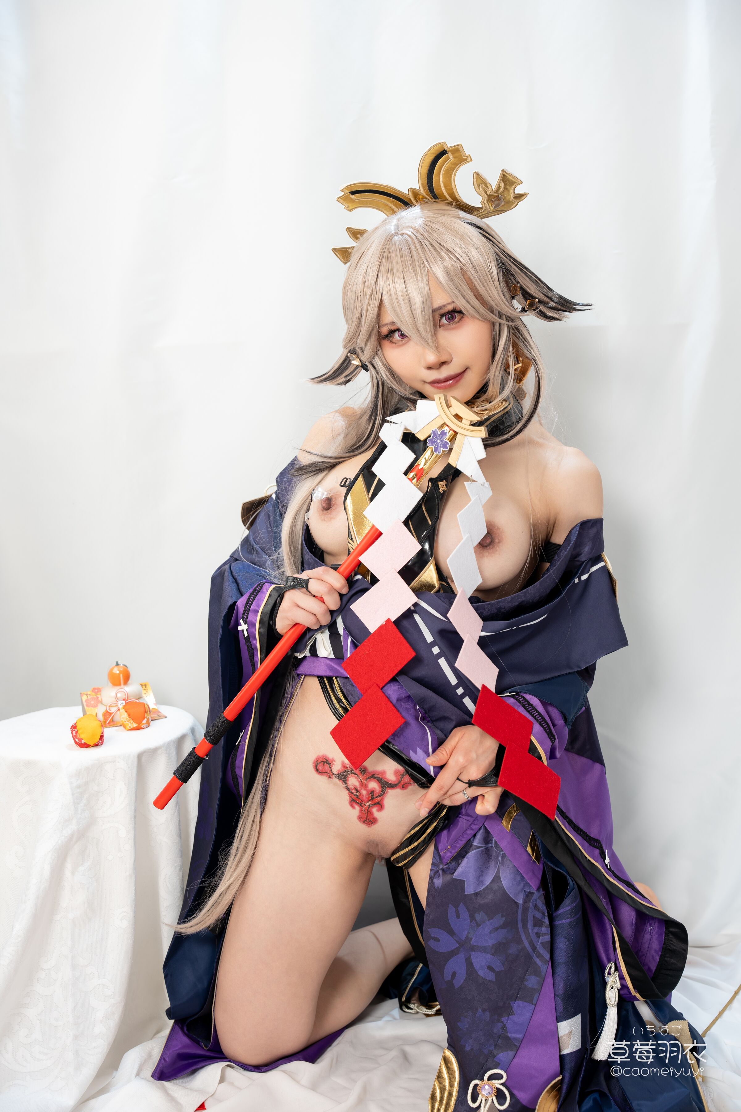 草莓羽衣 黒ギャル八重神子