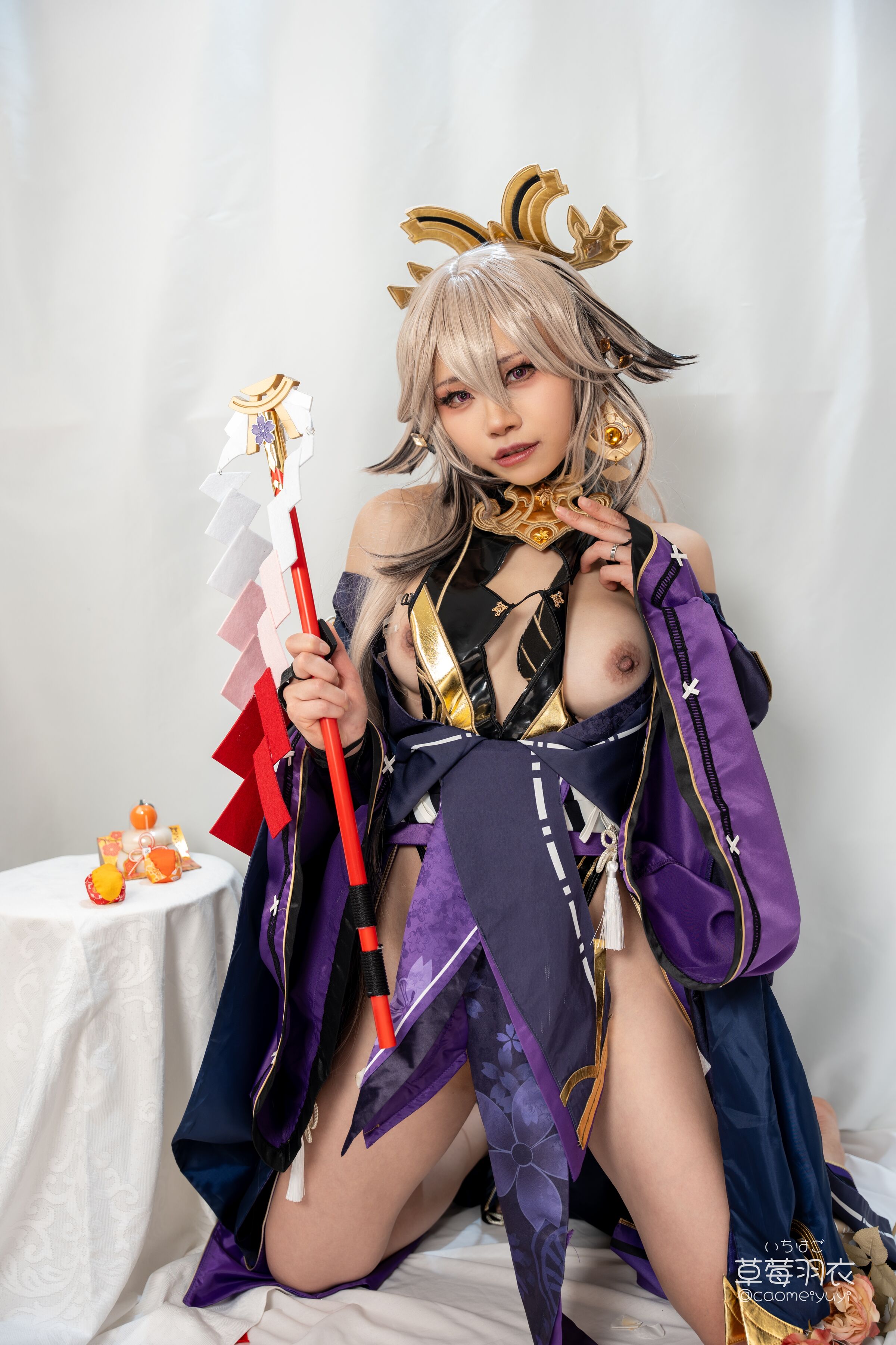 草莓羽衣 黒ギャル八重神子