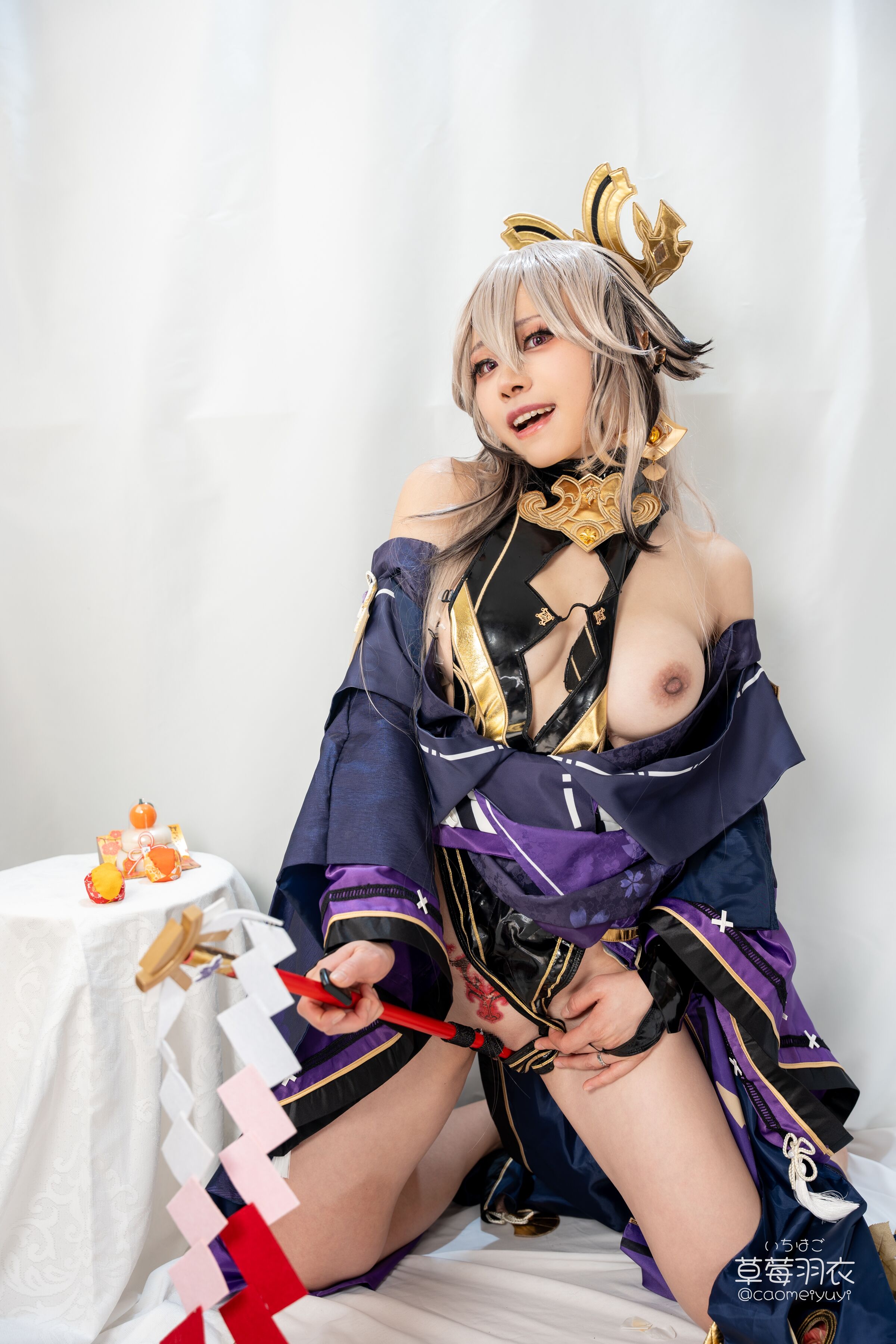 草莓羽衣 黒ギャル八重神子
