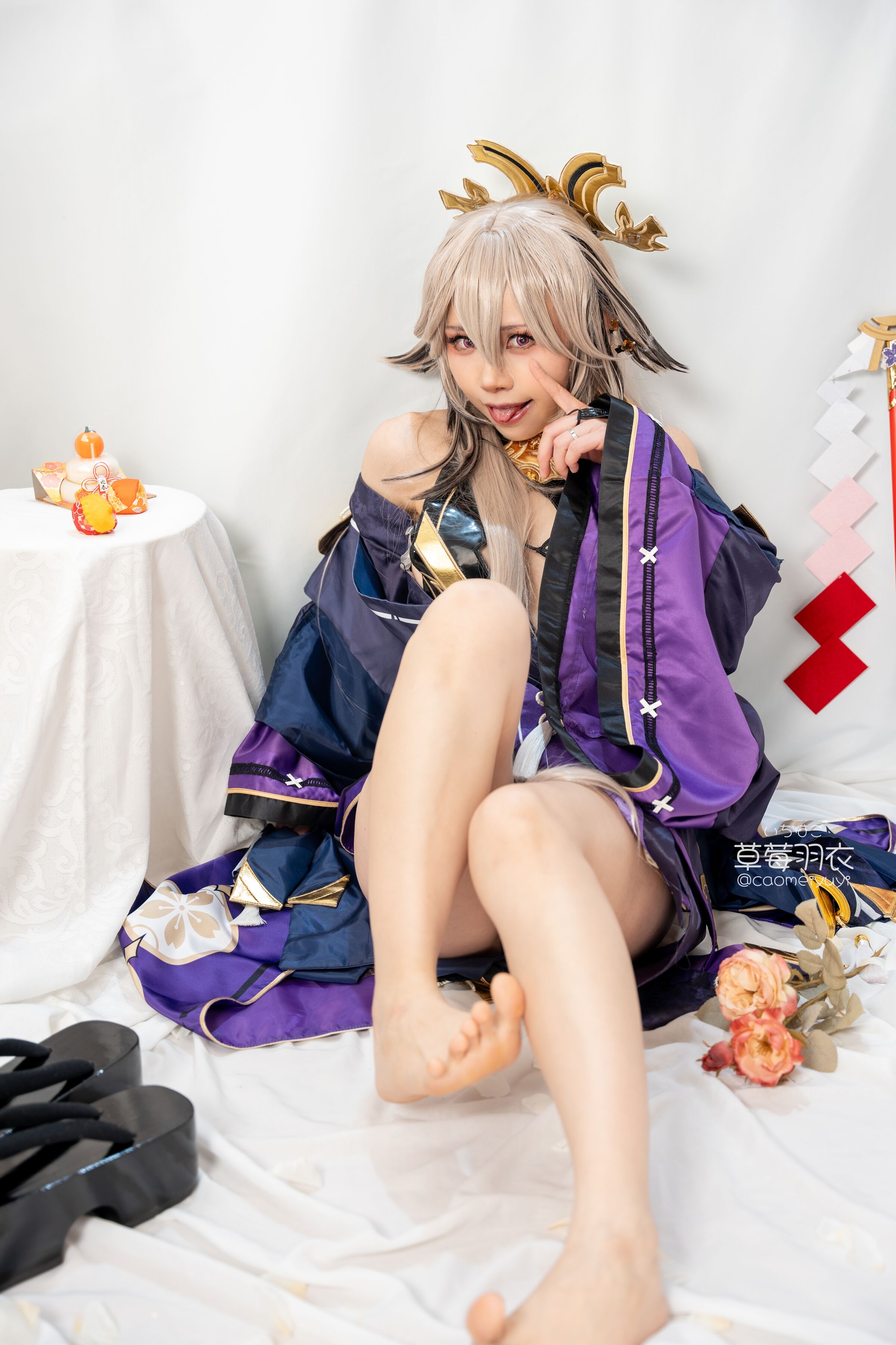 草莓羽衣 黒ギャル八重神子