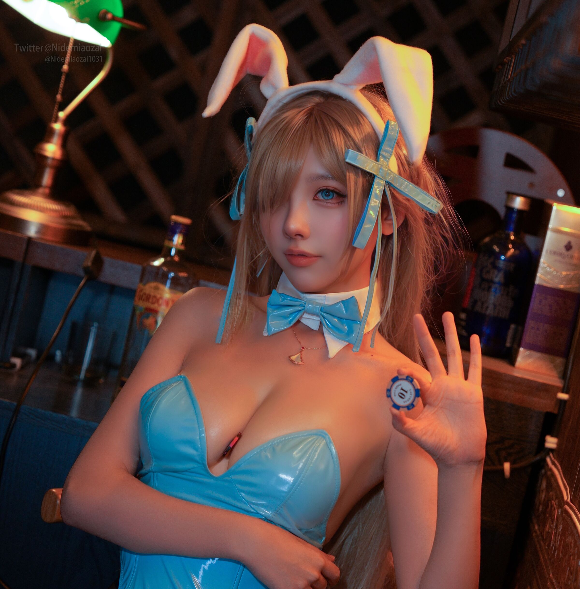 Cat Demon你的喵崽明日奈兔女郎 Cosplay