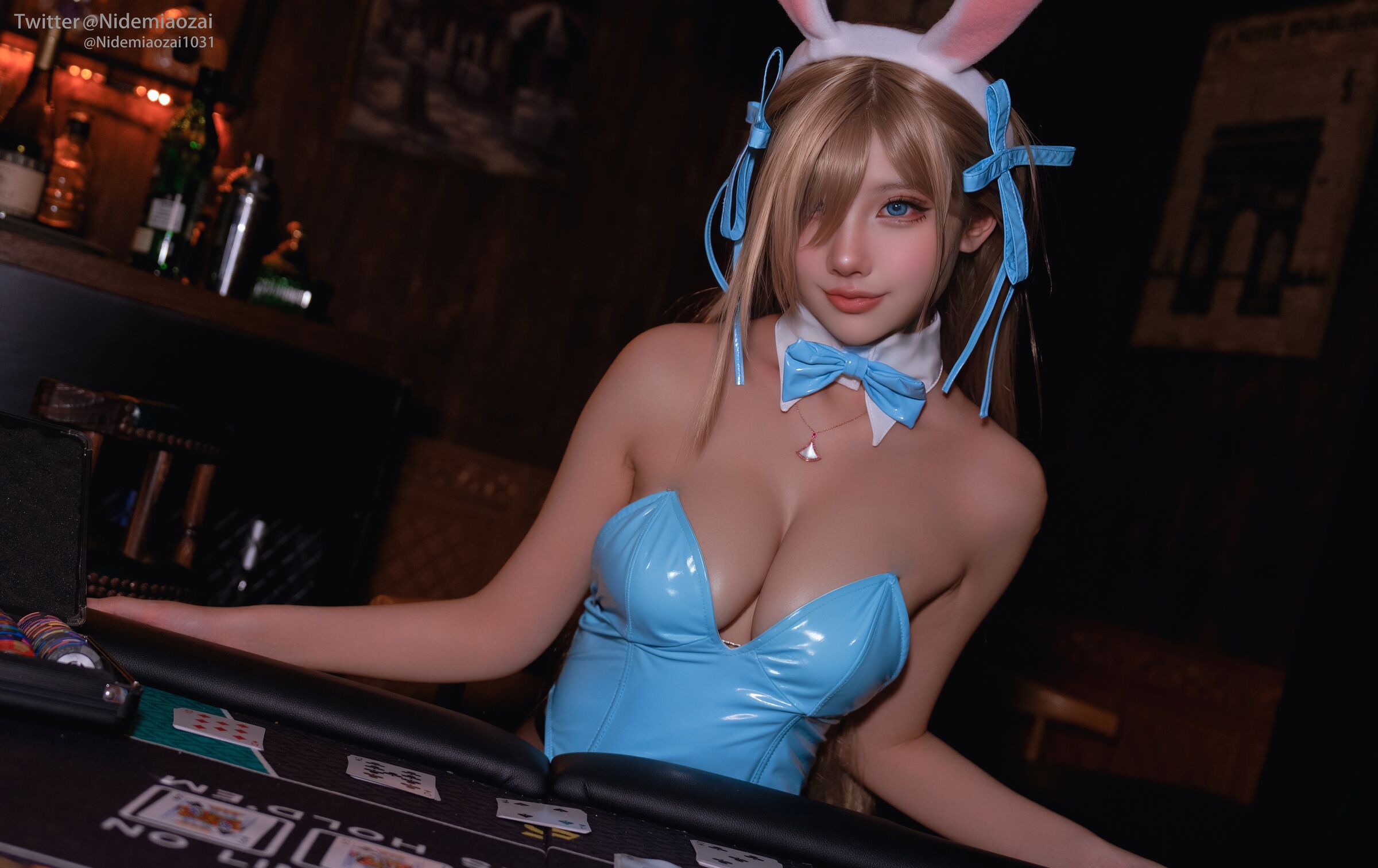 Cat Demon你的喵崽明日奈兔女郎 Cosplay