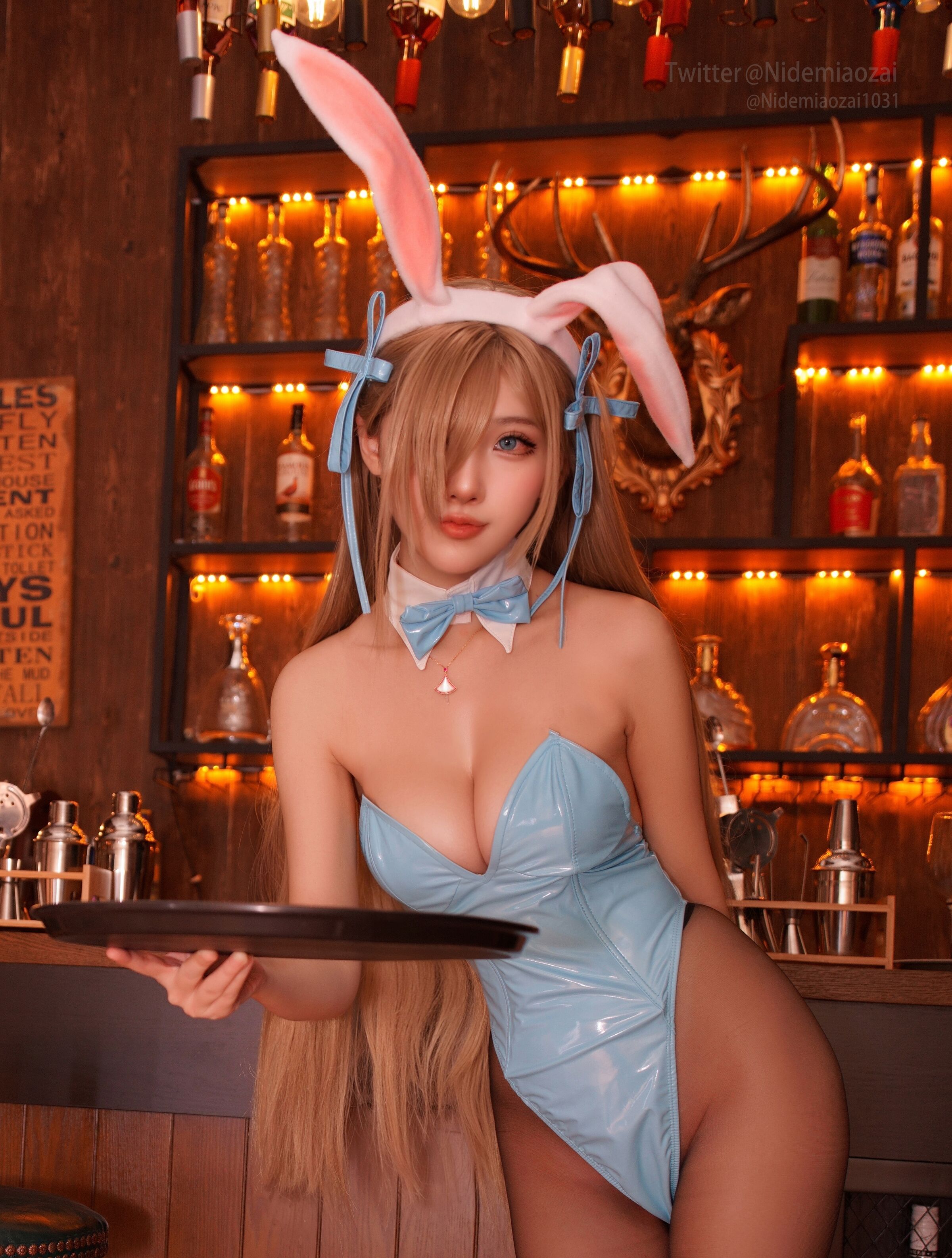 Cat Demon你的喵崽明日奈兔女郎 Cosplay