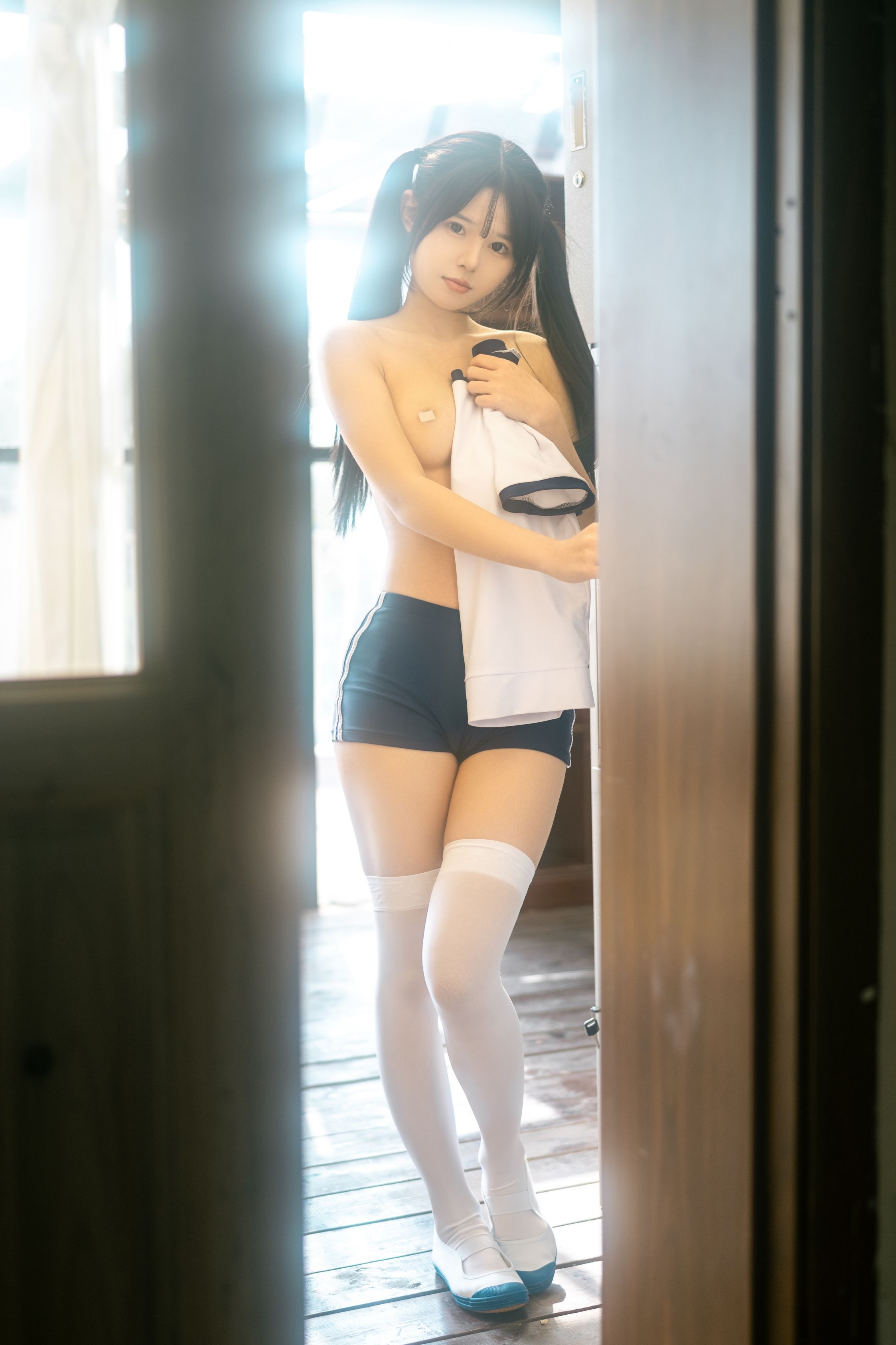Rua Ruan: Spring's Changing Room - Gymnastics Uniform [47P-469MB