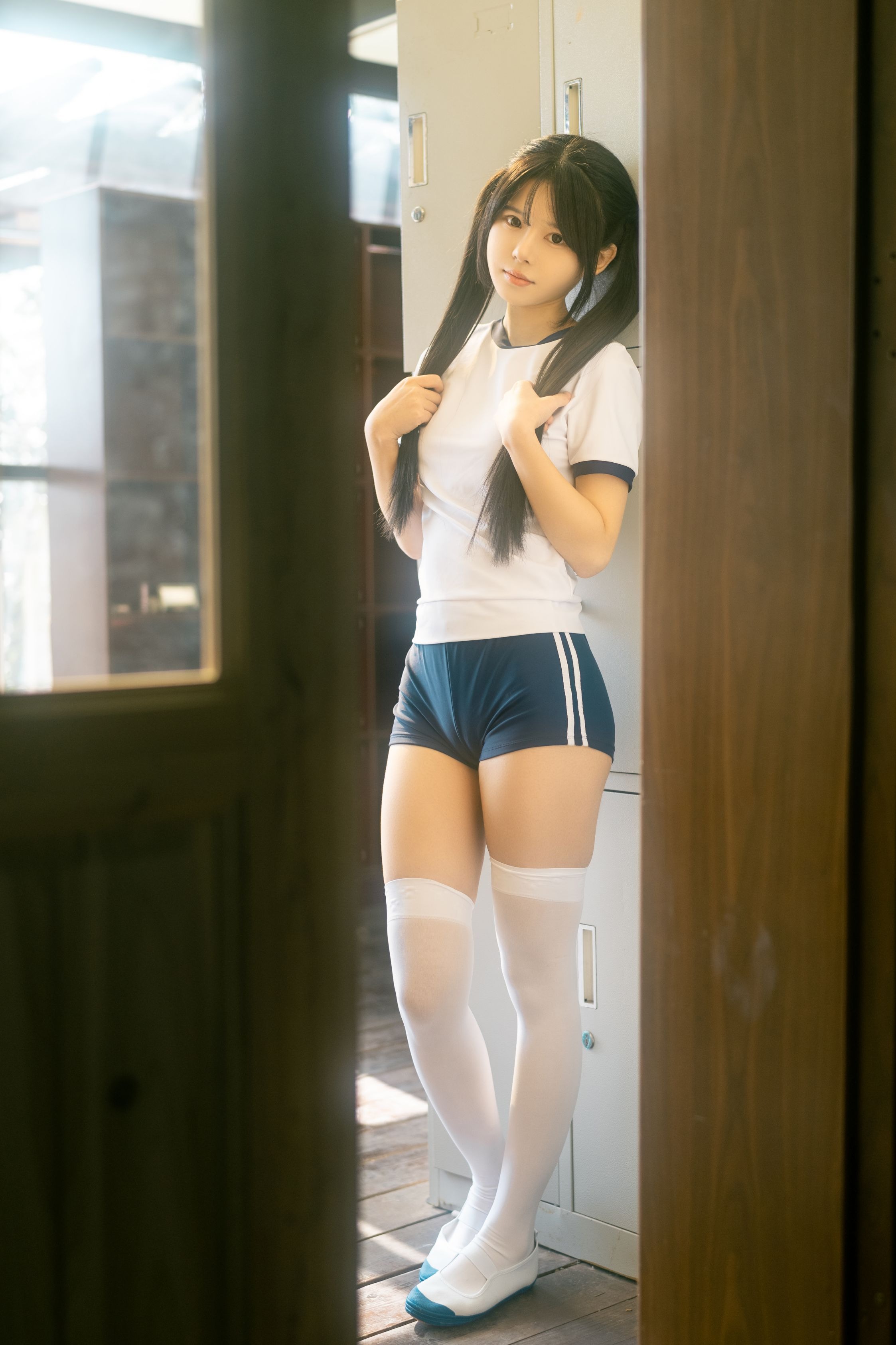 Rua Ruan: Spring's Changing Room - Gymnastics Uniform [47P-469MB