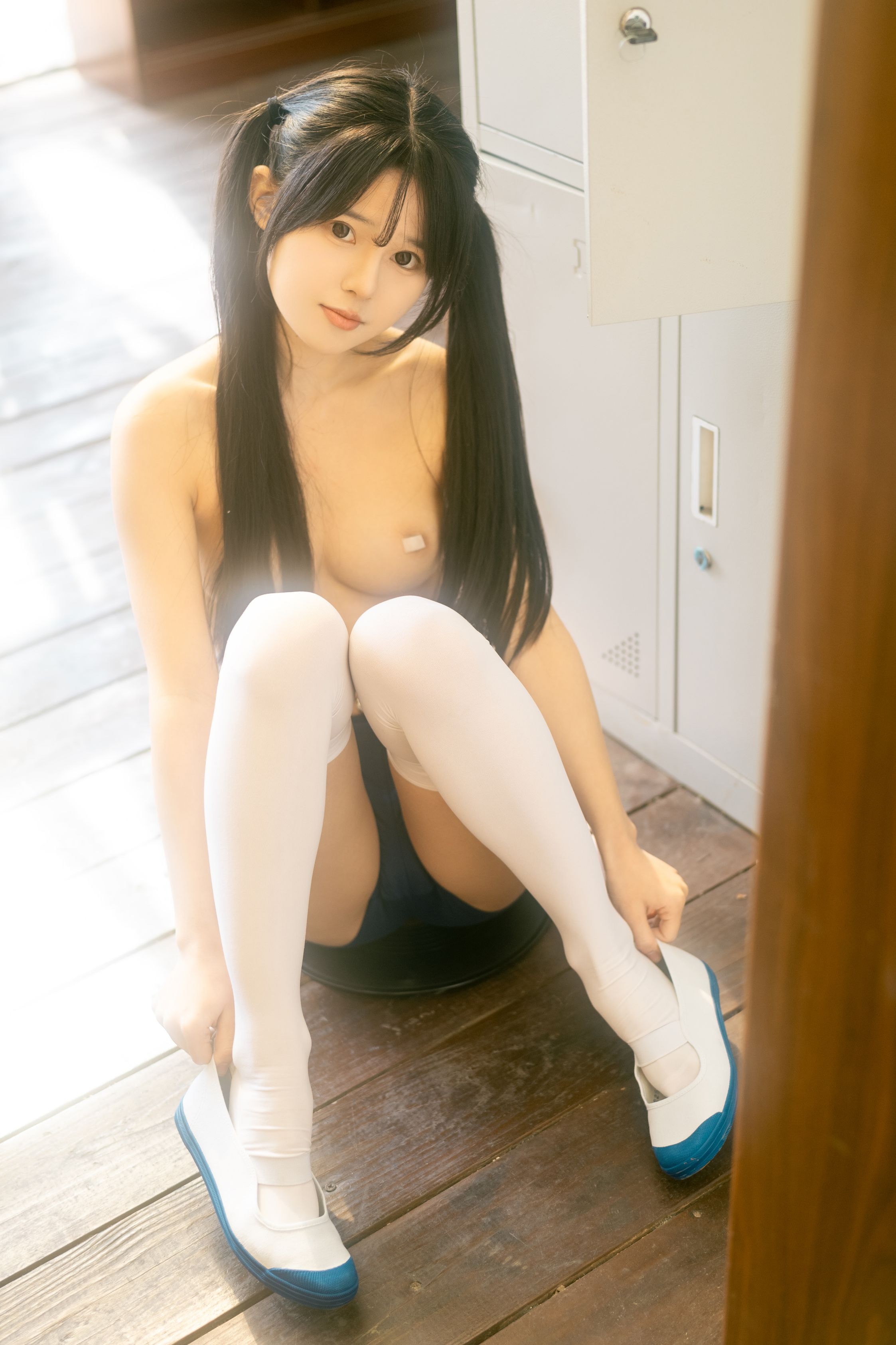 Rua Ruan: Spring's Changing Room - Gymnastics Uniform [47P-469MB