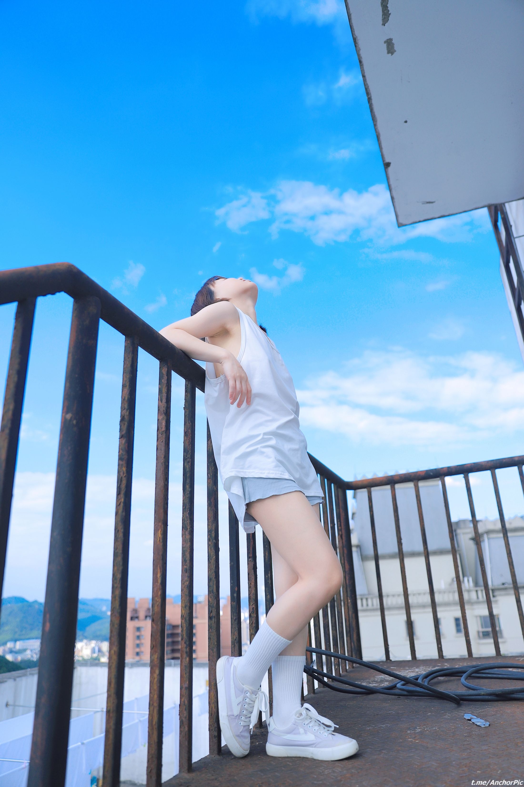 晓晓可可爱 - 天台 112P