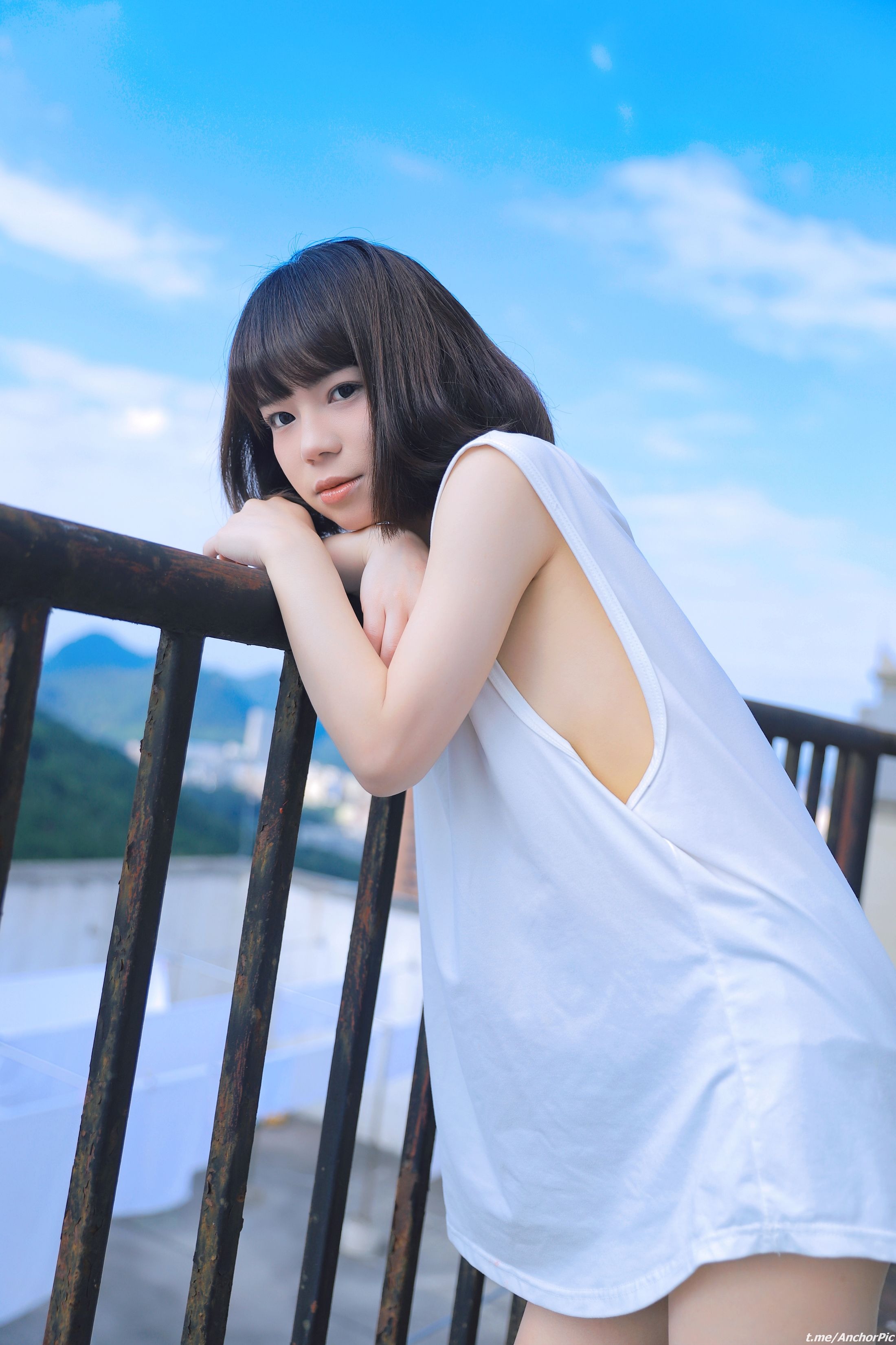 晓晓可可爱 - 天台 112P