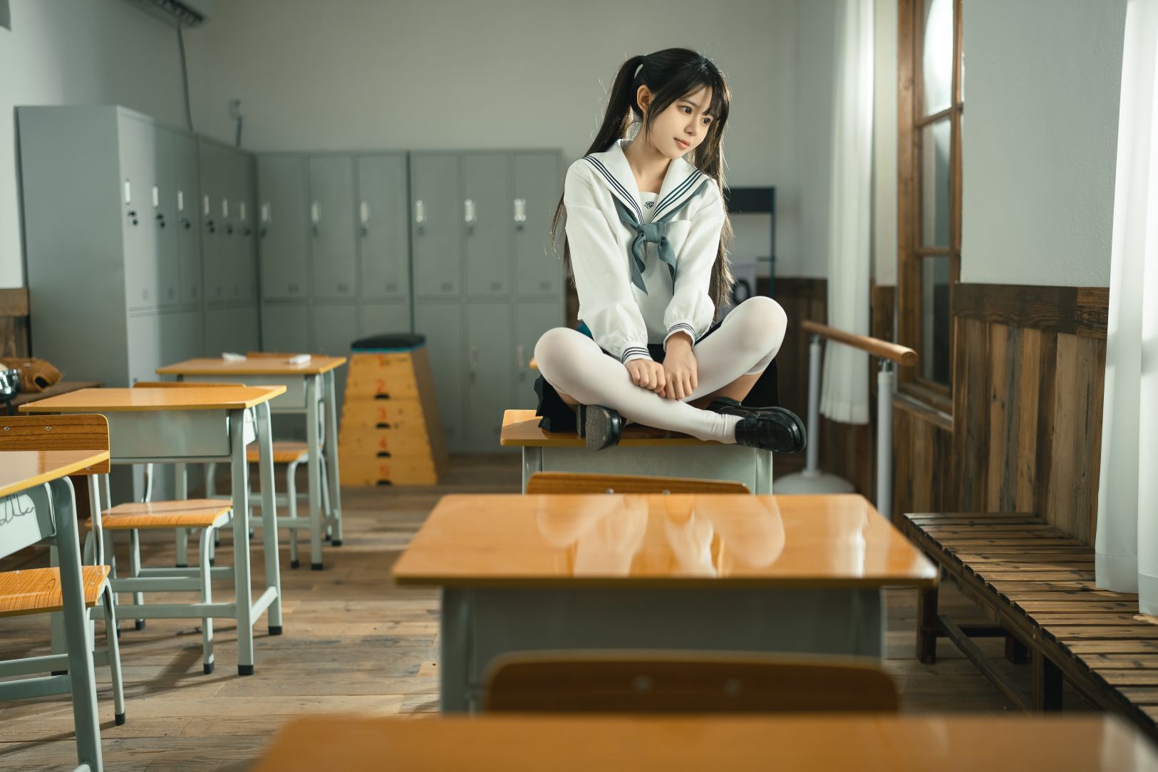 JK制服：rua阮阮 - 授课中