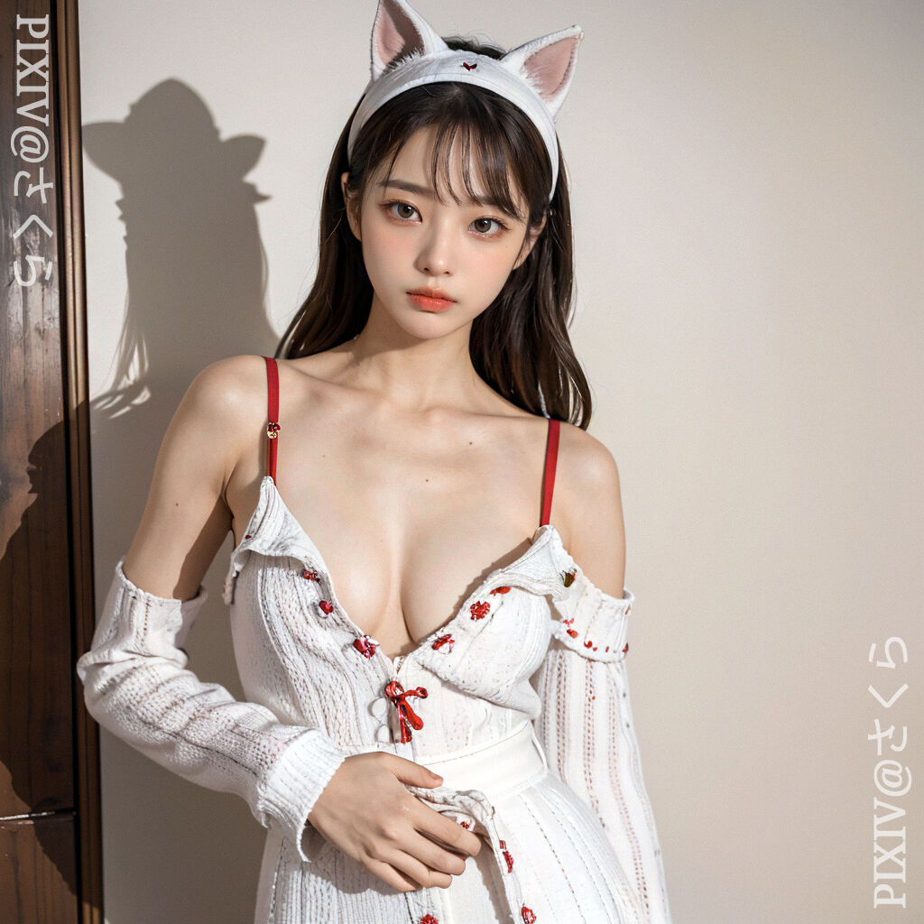 ●皮克西夫● 櫻花收藏 - 白狐