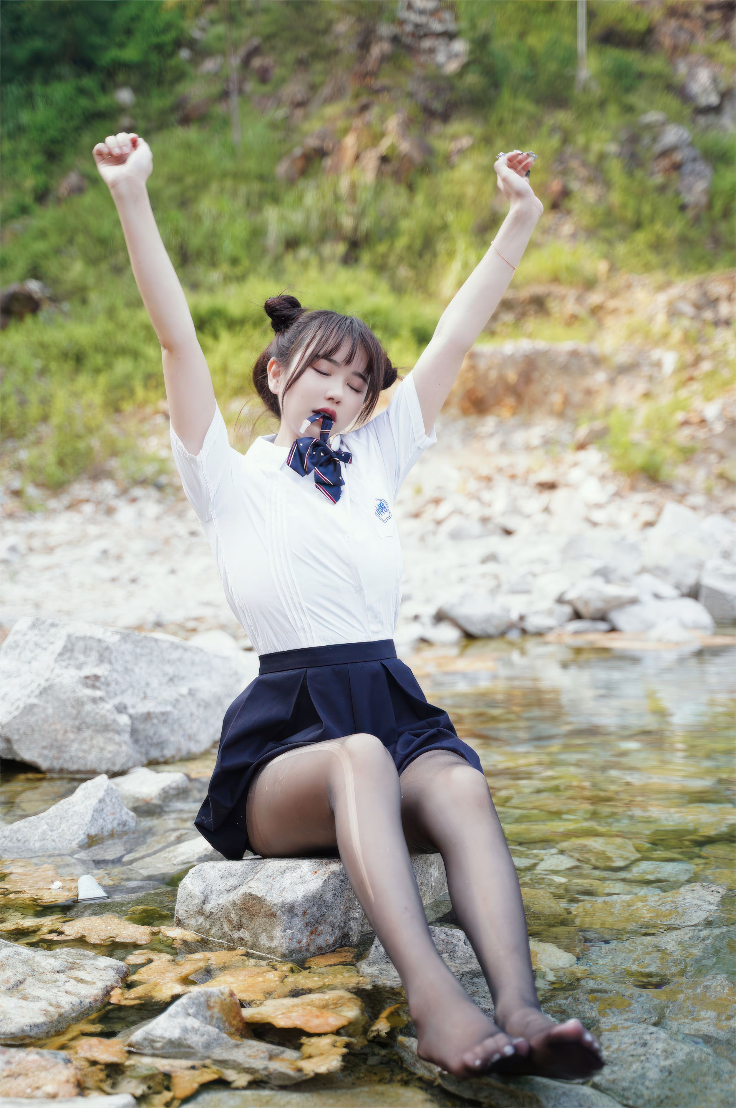 Tina很妖孽呀 小溪体操服死库水JK 56P