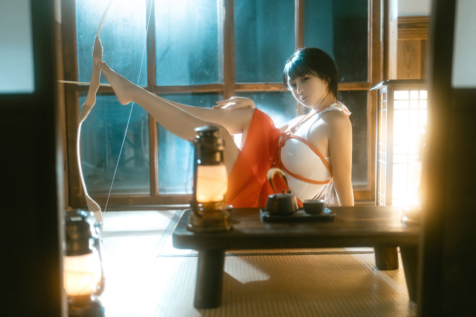 桜井宁宁 - 绳艺巫女 [61P-1.03GB]