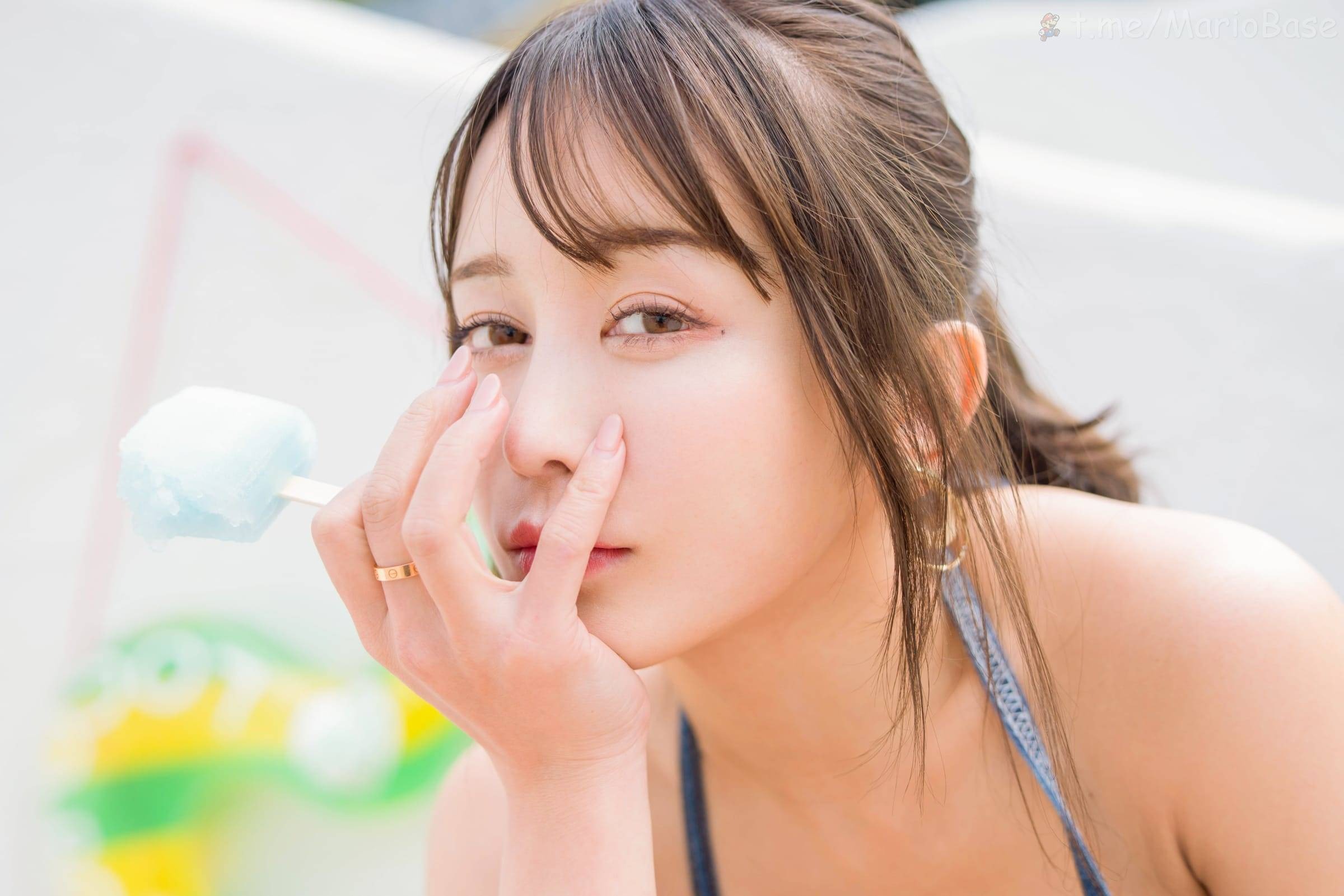 Ikumi iKkyu3 - [August 1, 2023] Denim Bikini × Popsicle 🍨 🩷 [26 Photos