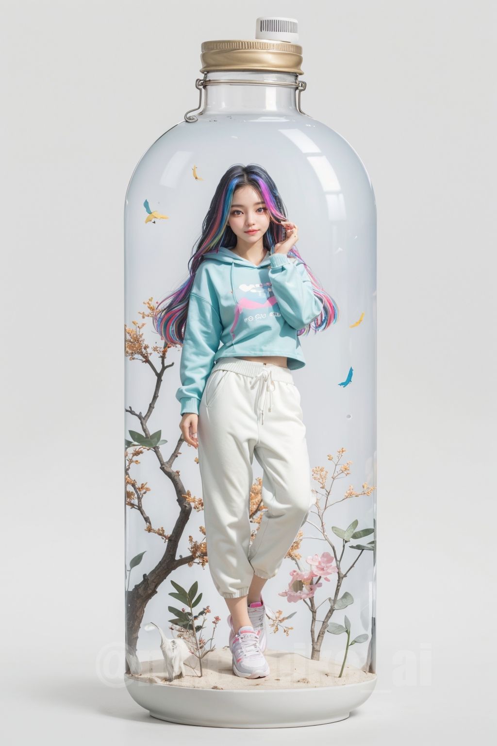 귀여움 주의] 포켓걸, 병속의 그녀