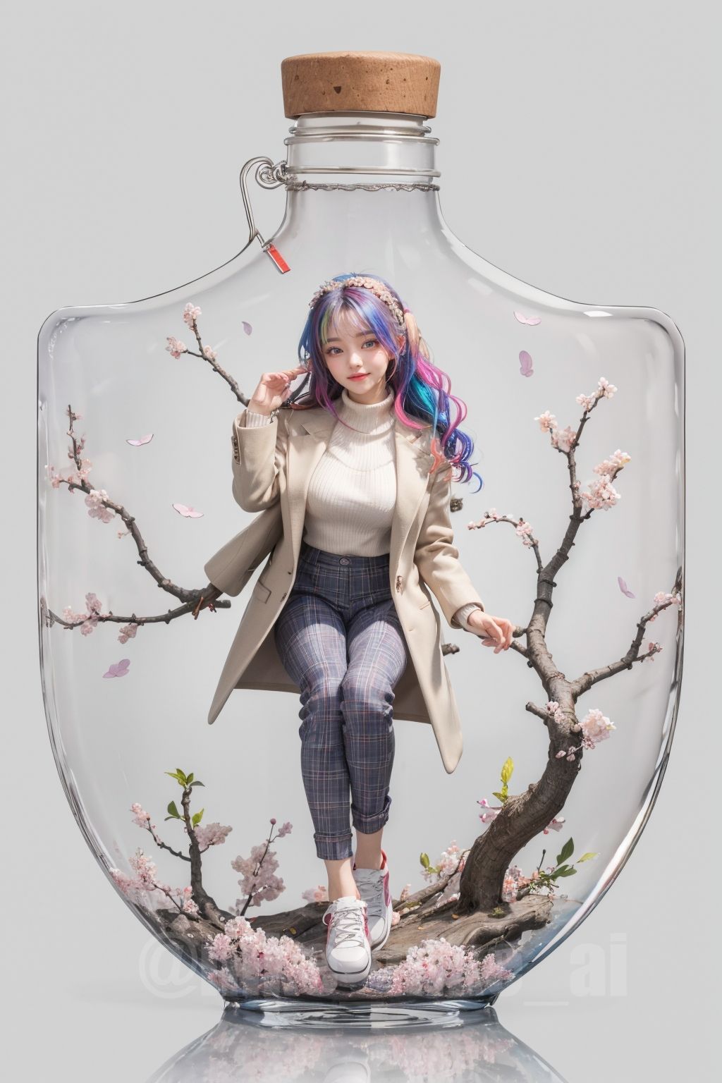 귀여움 주의] 포켓걸, 병속의 그녀