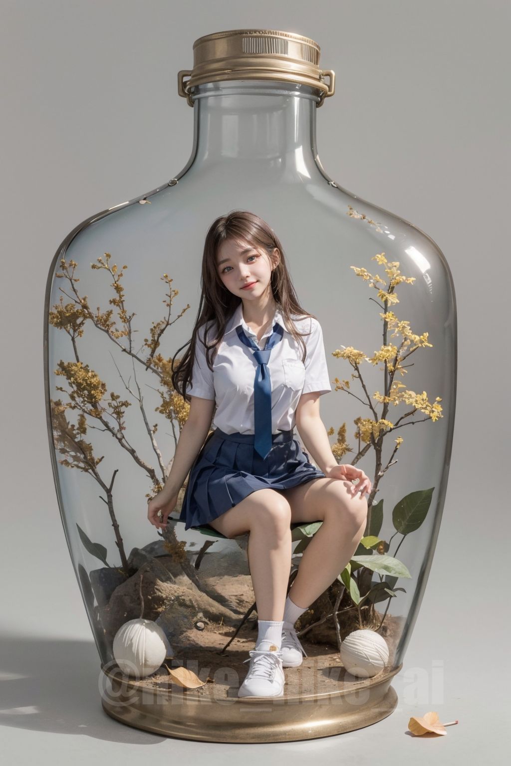귀여움 주의] 포켓걸, 병속의 그녀