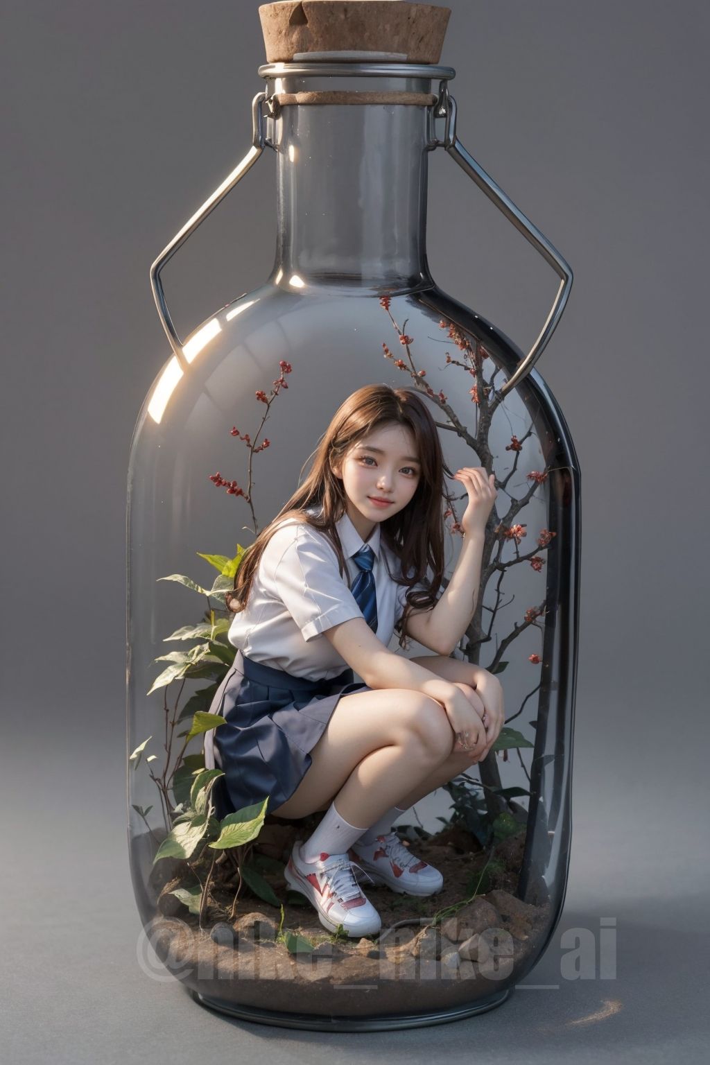 귀여움 주의] 포켓걸, 병속의 그녀