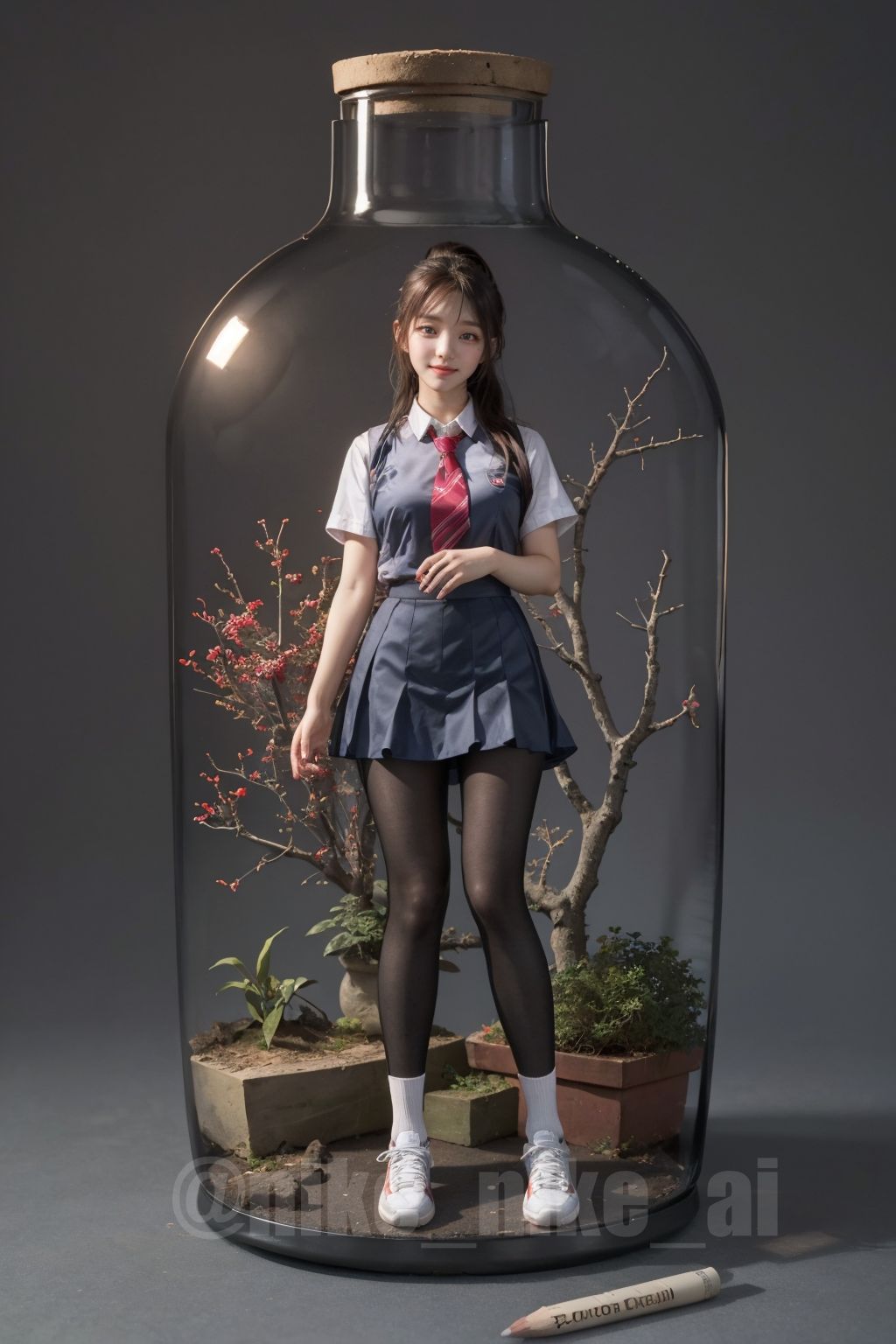 귀여움 주의] 포켓걸, 병속의 그녀