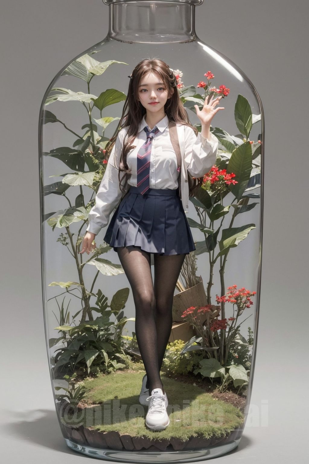 귀여움 주의] 포켓걸, 병속의 그녀