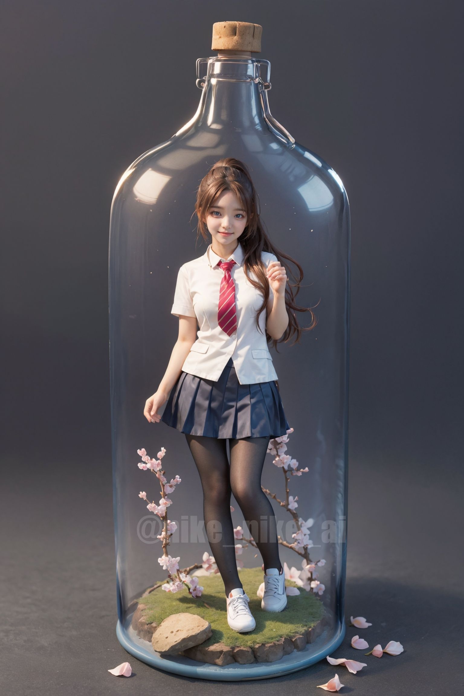 귀여움 주의] 포켓걸, 병속의 그녀