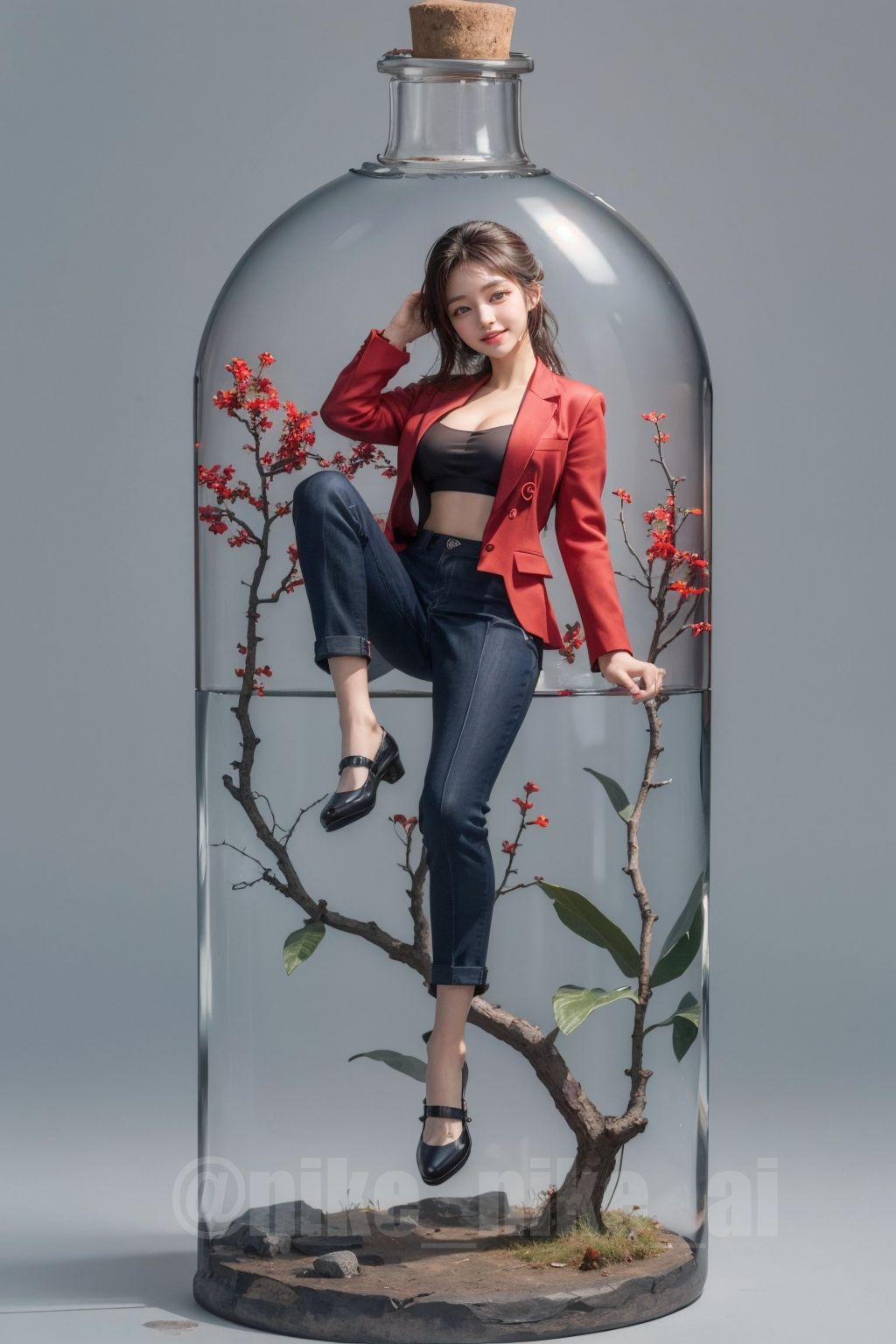 귀여움 주의] 포켓걸, 병속의 그녀