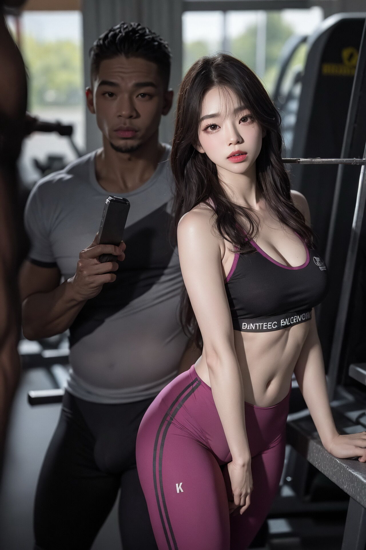 헬스장 여자 성인 AI 누드