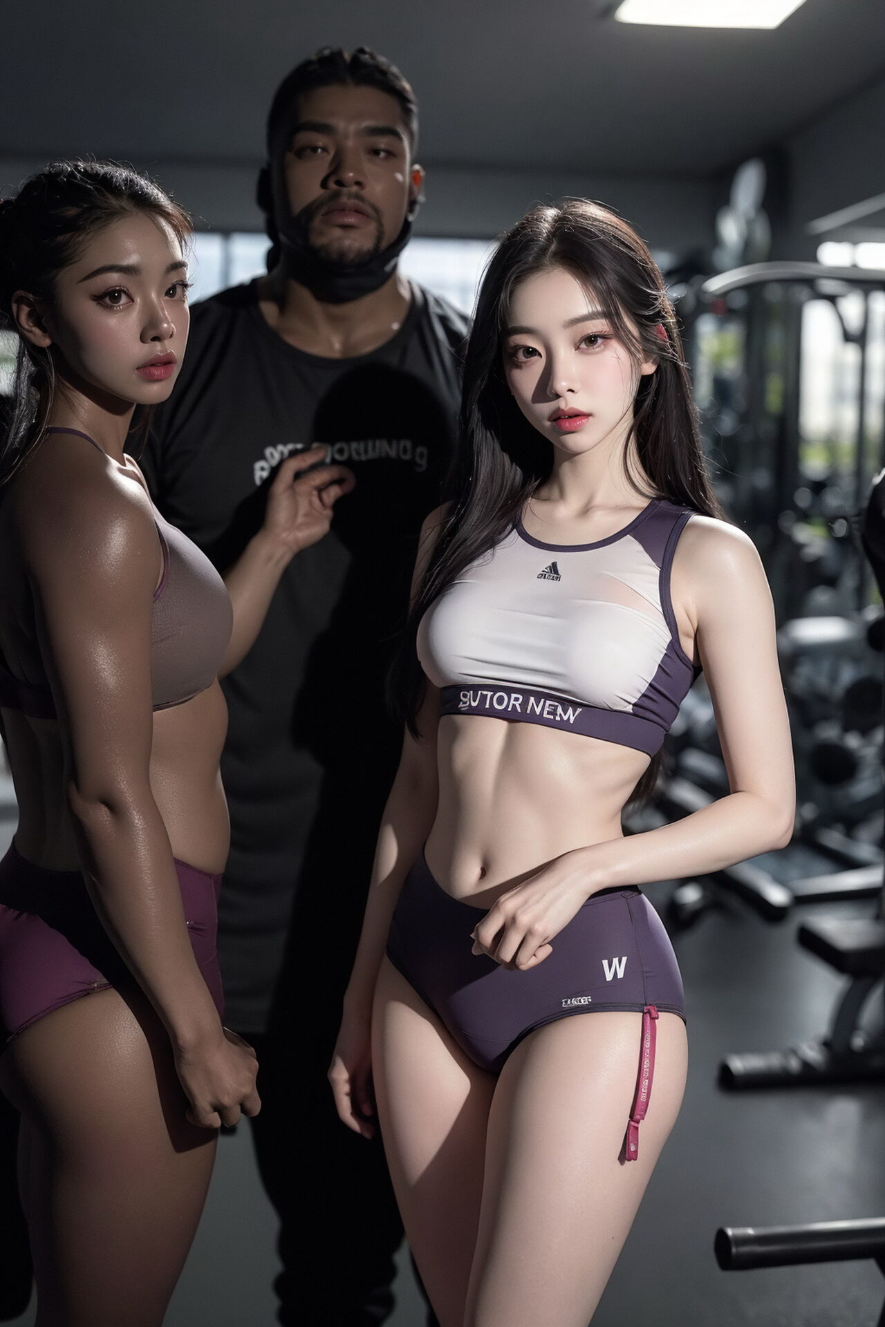헬스장 여자 성인 AI 누드