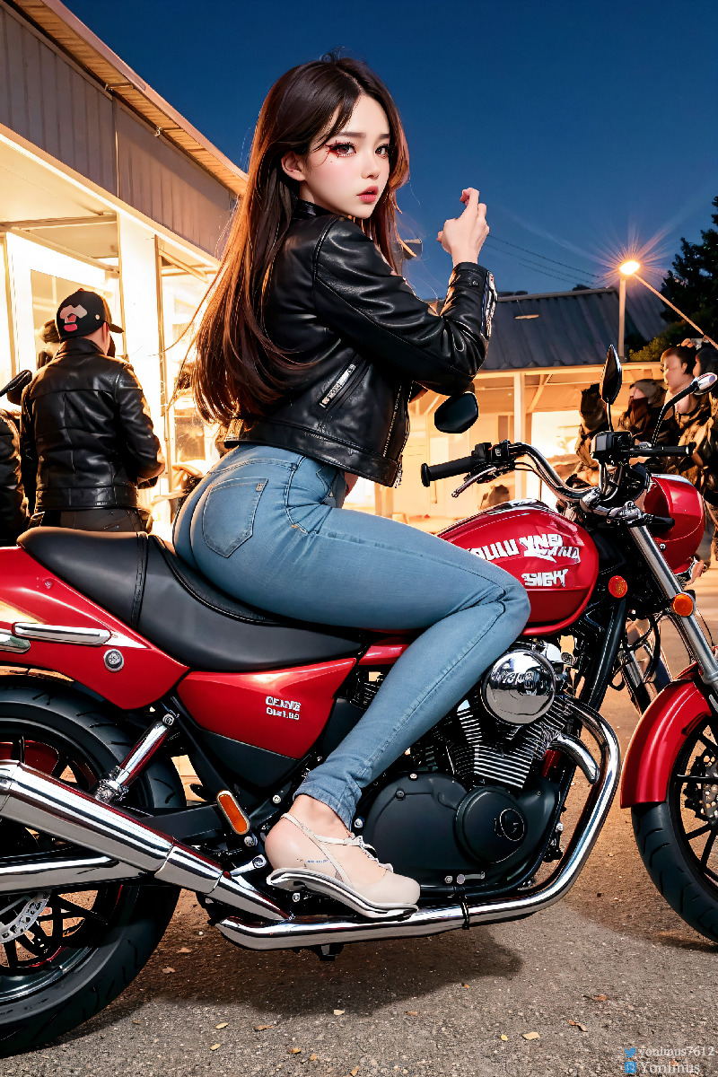 バイカーギャングの女ボス