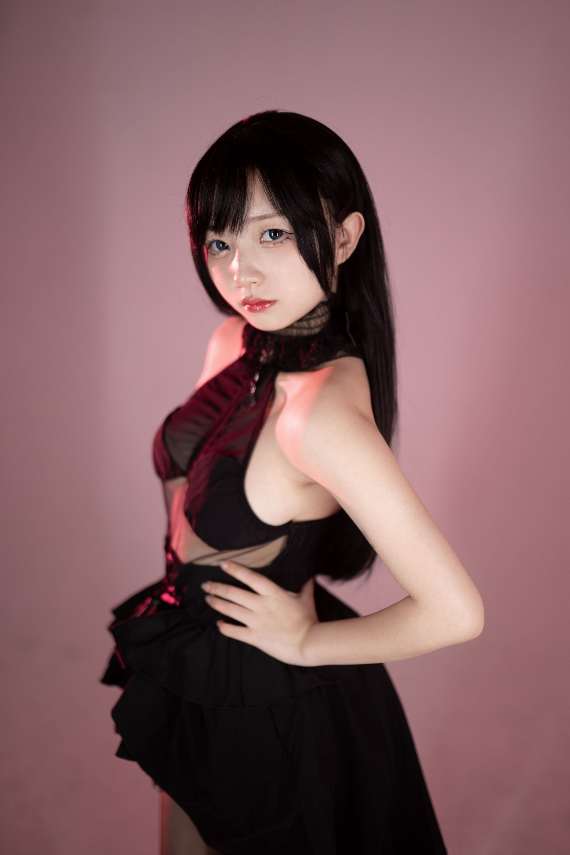 花铃 黑丝燕尾礼服 85P