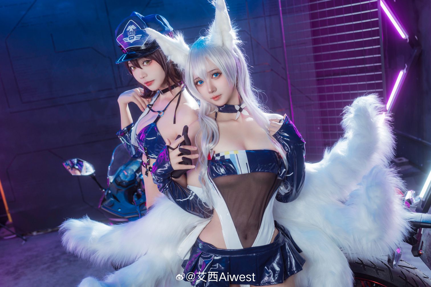 艾西Aiwest - &喜欢爱理吗 碧蓝航线 巴尔的摩&信浓 赛车女郎 [56P-524MB]