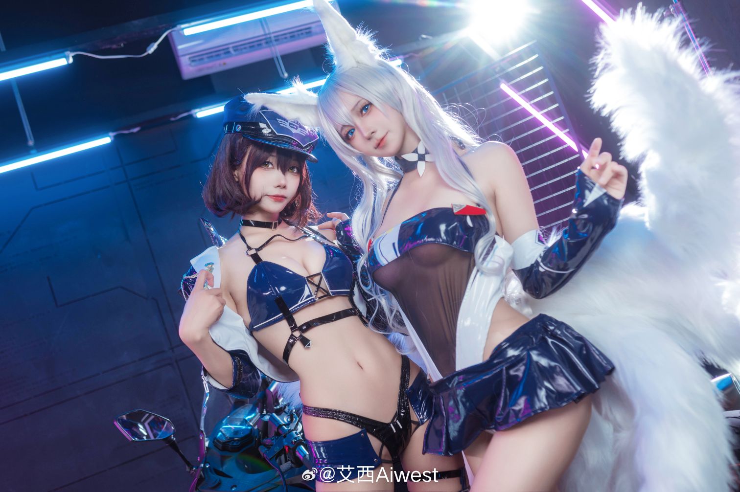 艾西Aiwest - &喜欢爱理吗 碧蓝航线 巴尔的摩&信浓 赛车女郎 [56P-524MB]