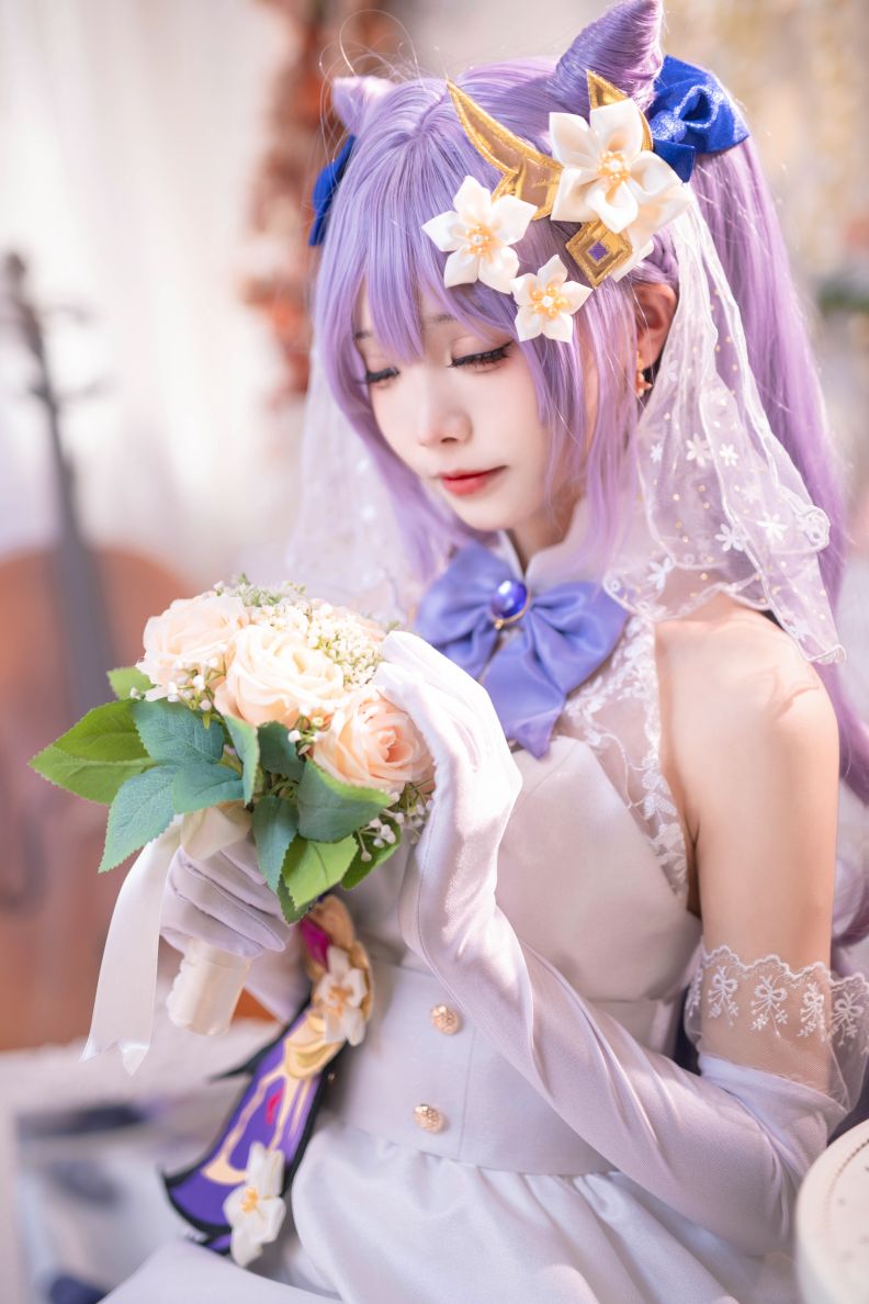艾西愛威斯特 - 刻晴花嫁 [40P-545MB