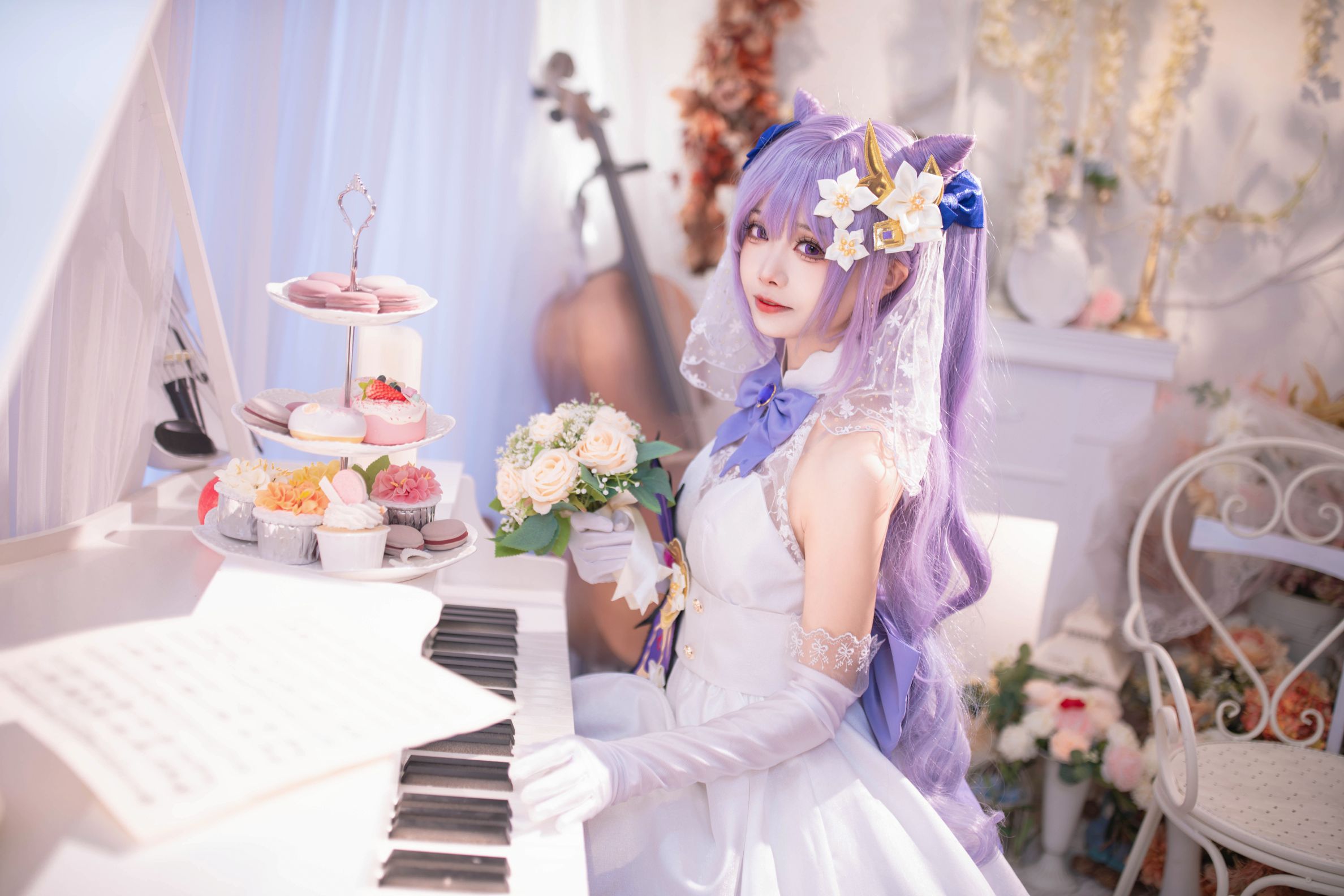 艾西aiwest - 刻晴花嫁 [40P-545MB]