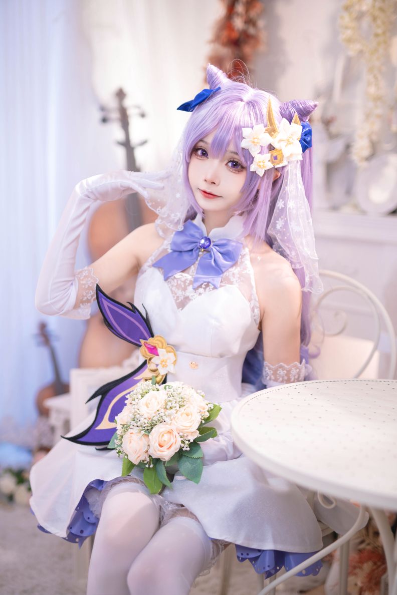 艾西愛威斯特 - 刻晴花嫁 [40P-545MB