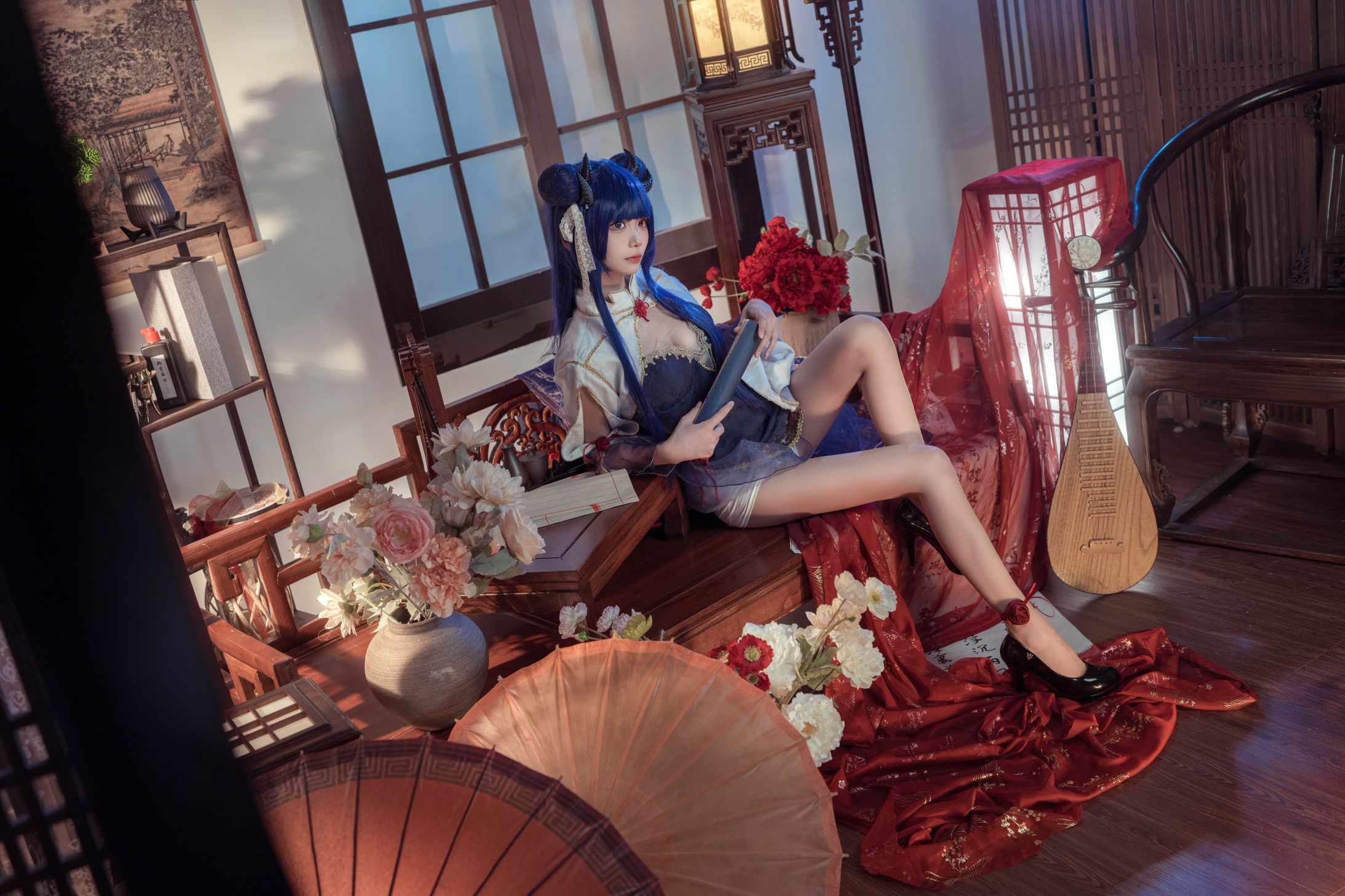 艾西Aiwest - 伊吹新年旗袍 [35P-910MB]