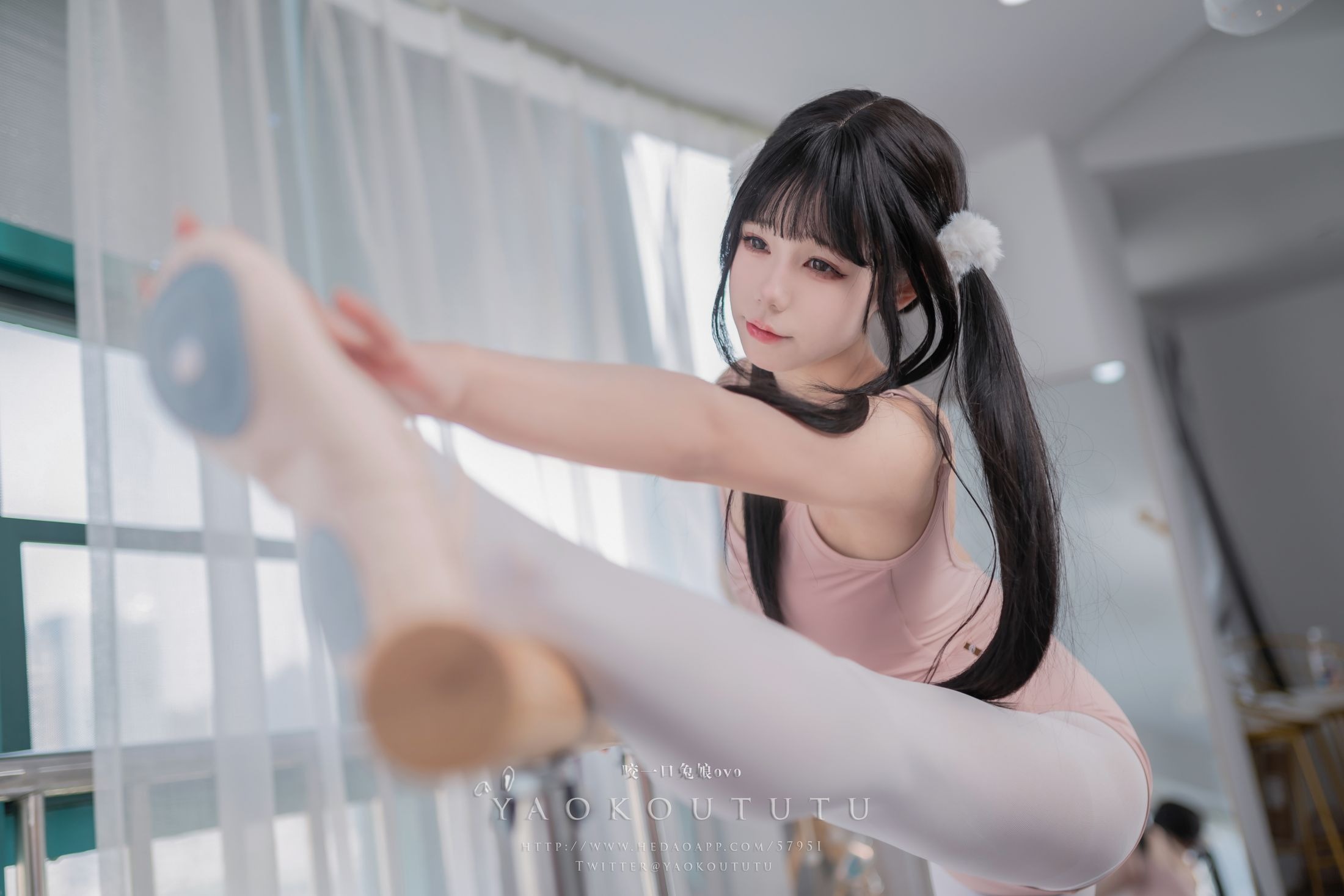 黏黏团子兔(咬一口兔娘) - 来不及的舞蹈课 86P