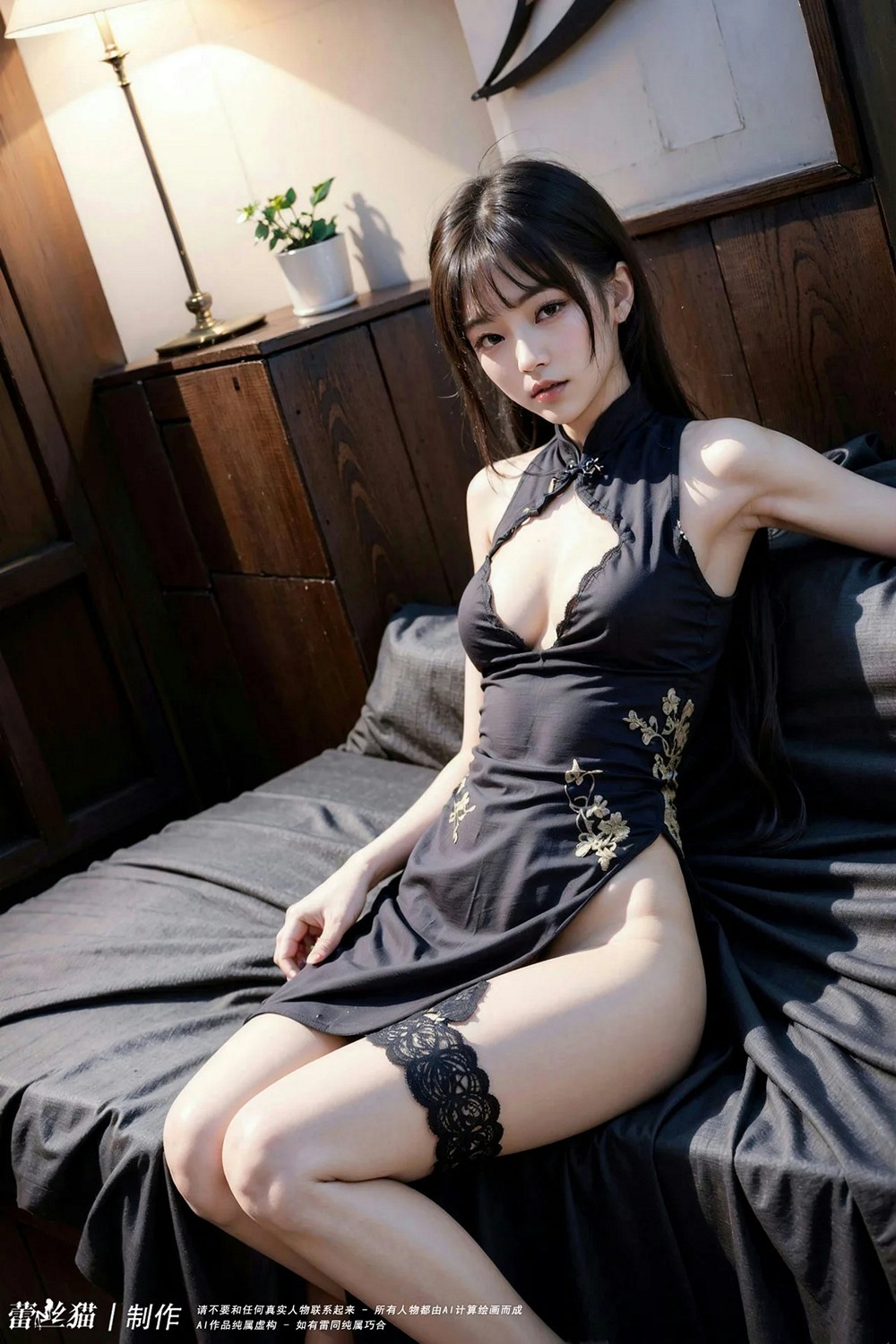 AIG_No.001_นักบวชเต๋าไม่ลงจากภูเขา สาวบริสุทธิ์สวยงามถ่ายภาพ