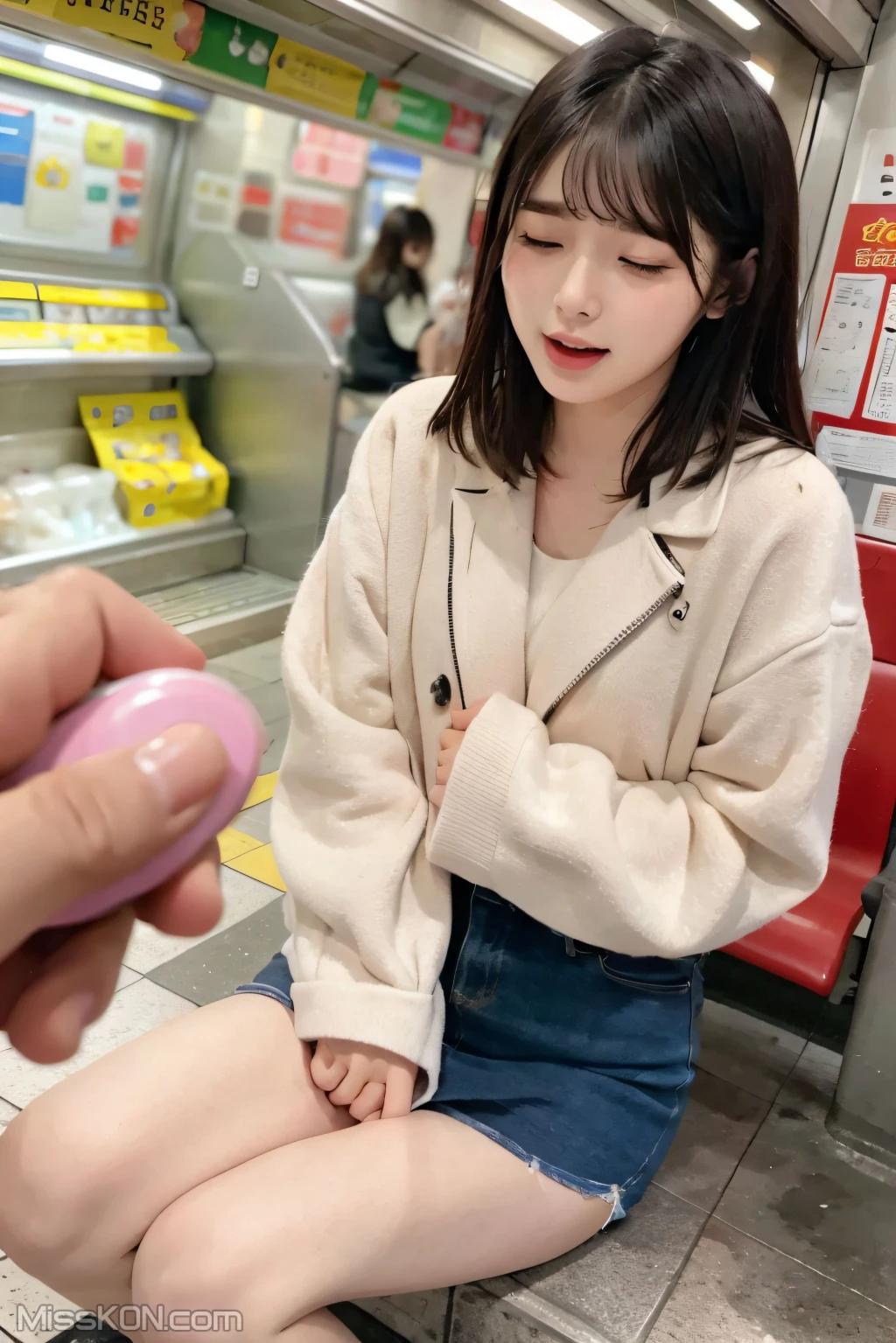 AI Generated] Pure and Beautiful Series: Vibrating Egg in the Subway (108 photos)