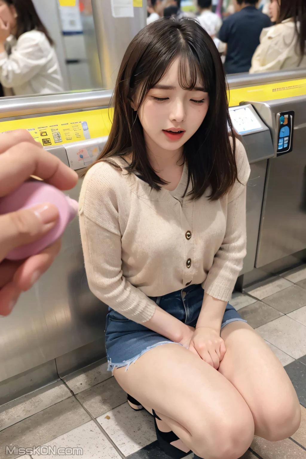 AI Generated] Pure and Beautiful Series: Vibrating Egg in the Subway (108 photos)
