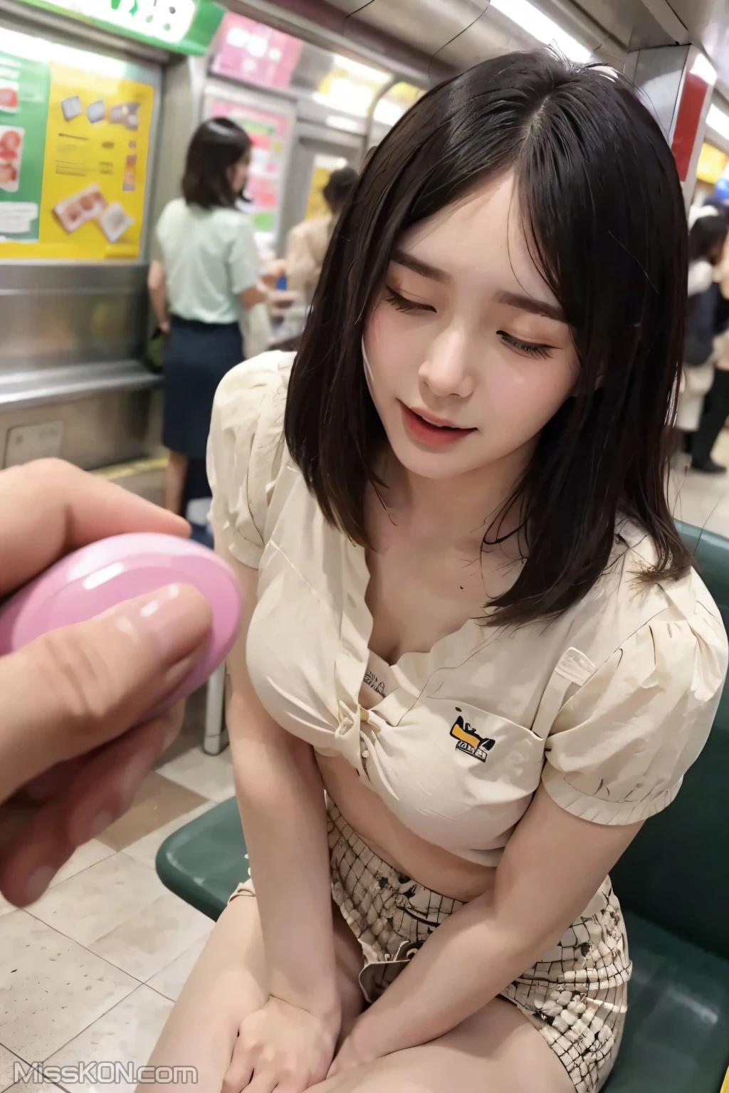 AI Generated] Pure and Beautiful Series: Vibrating Egg in the Subway (108 photos)
