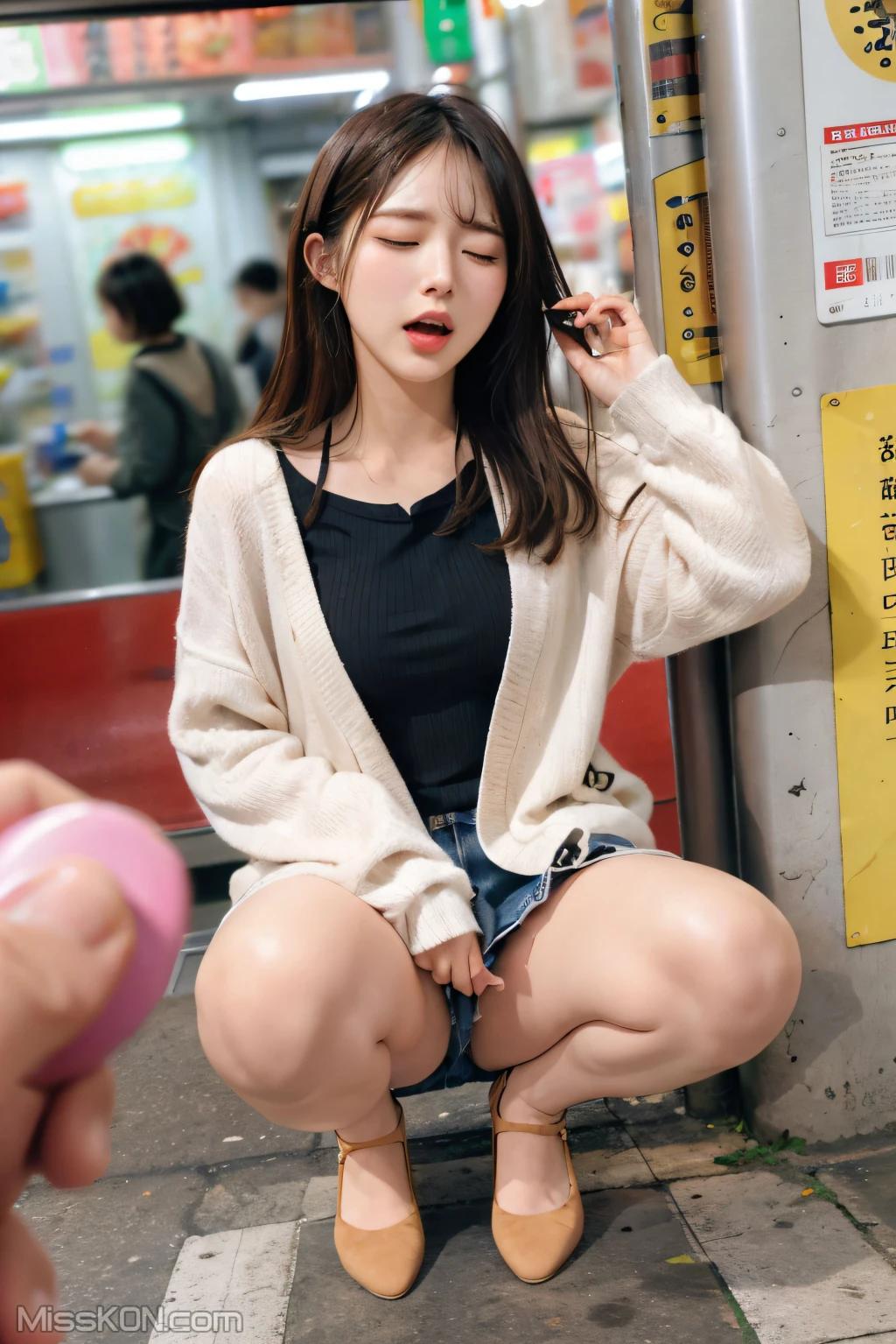 AI Generated] Pure and Beautiful Series: Vibrating Egg in the Subway (108 photos)