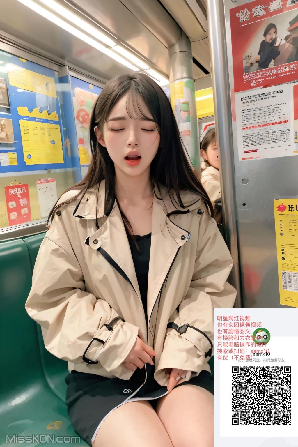 AI 生成] 清純唯美シリーズ 地下鉄の中の跳蛋 (108枚の写真)