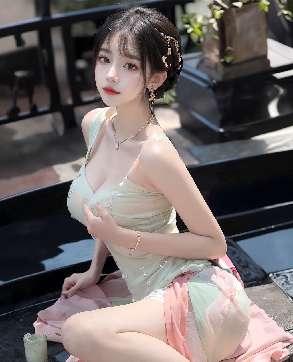 [AI Generated] kaiysx: Camisole Dress (89 photos)