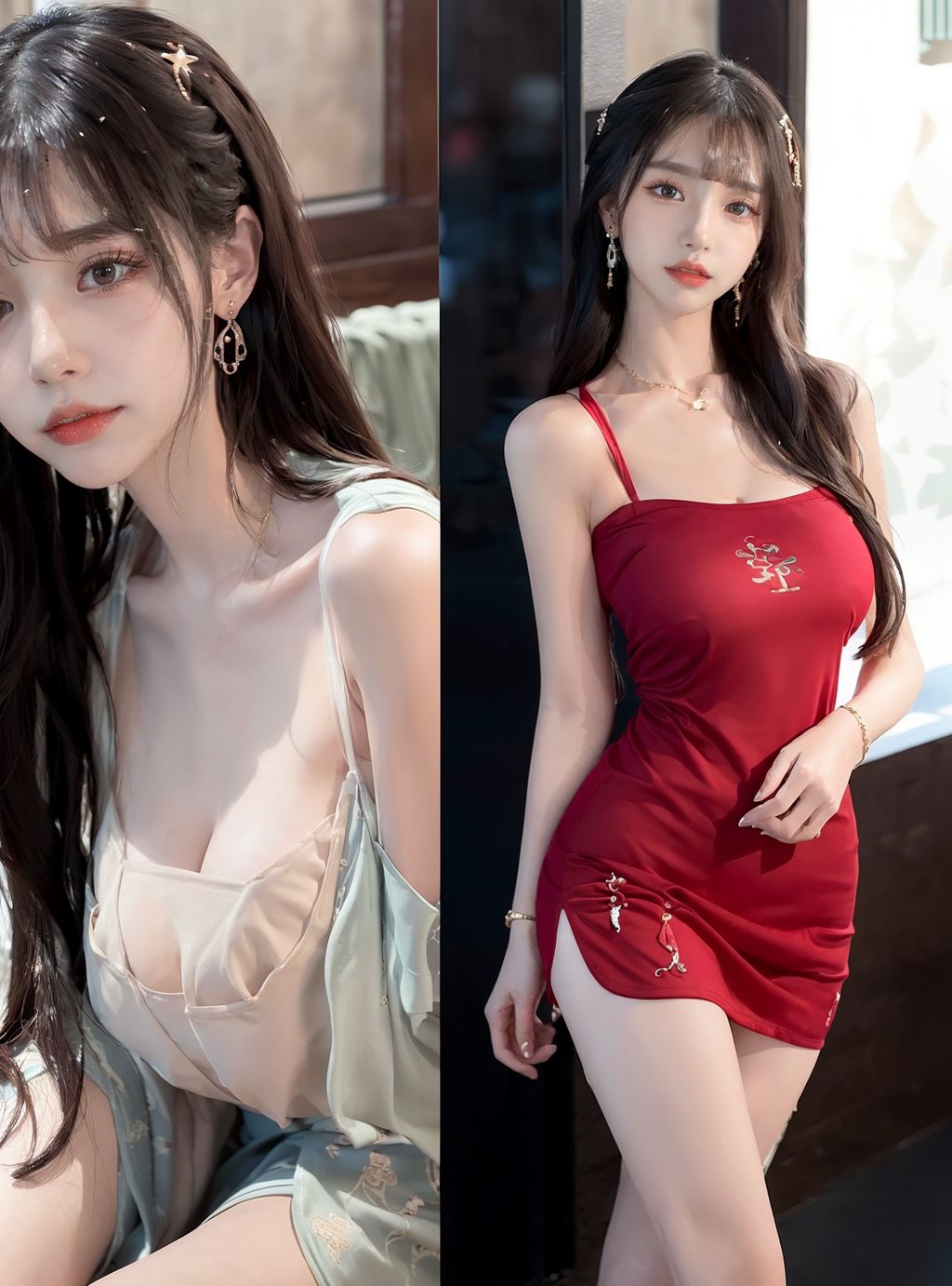 AI 생성] kaiysx: 캐미솔 드레스 (89장)