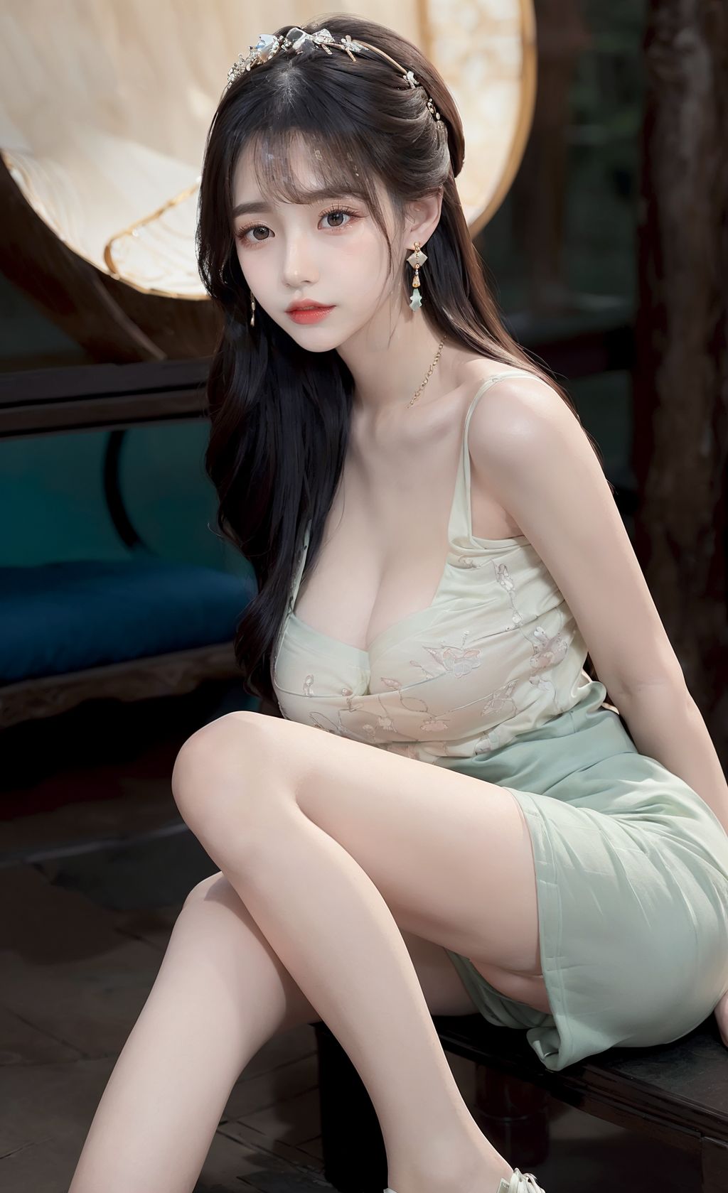 AI 생성] kaiysx: 캐미솔 드레스 (89장)