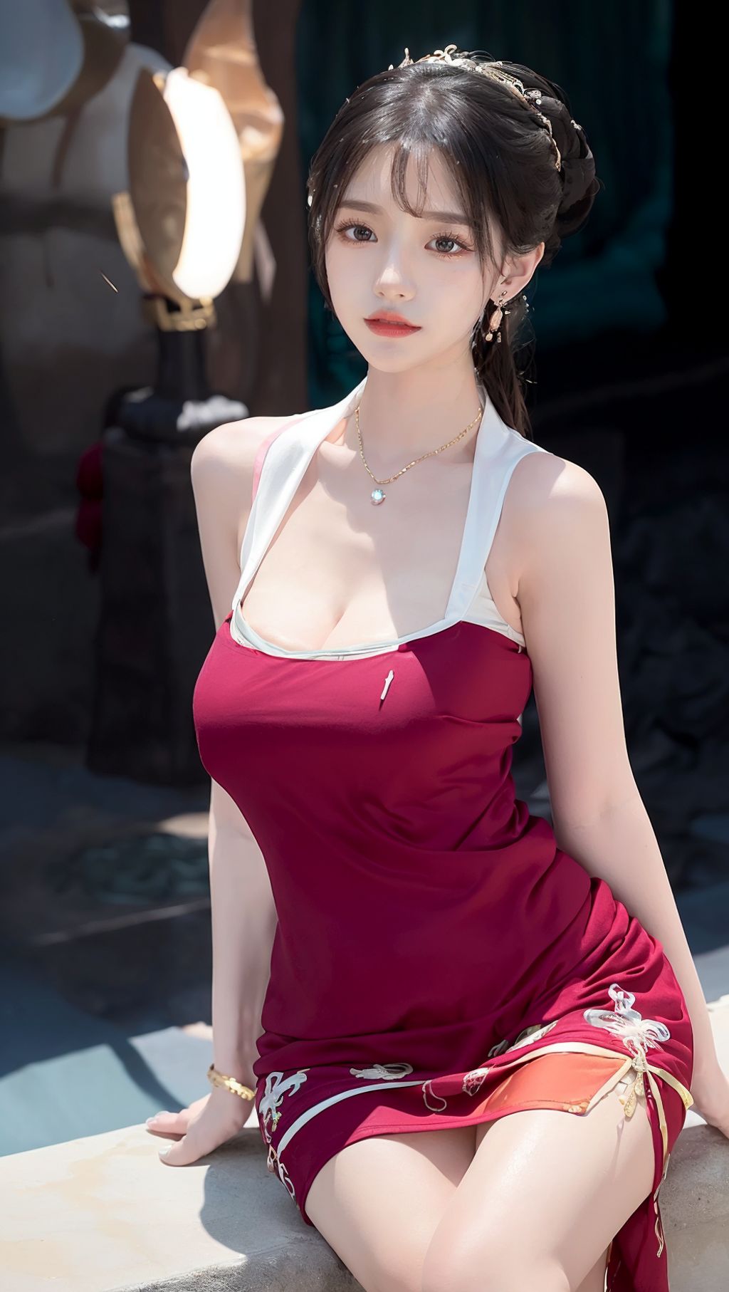 AI 생성] kaiysx: 캐미솔 드레스 (89장)