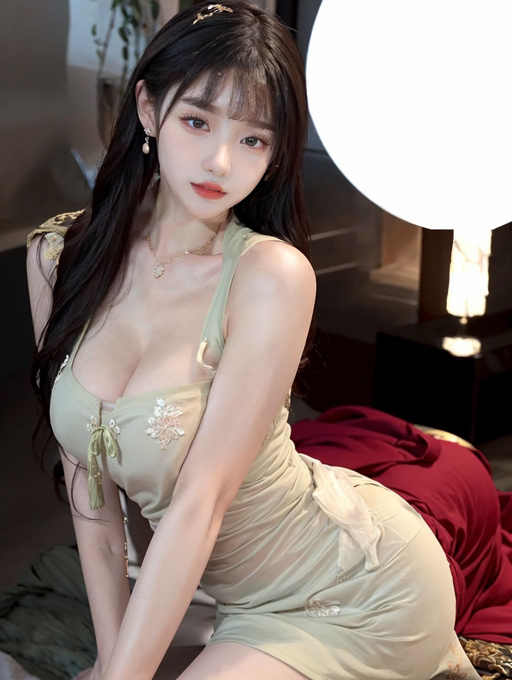 AI 생성] kaiysx: 캐미솔 드레스 (89장)
