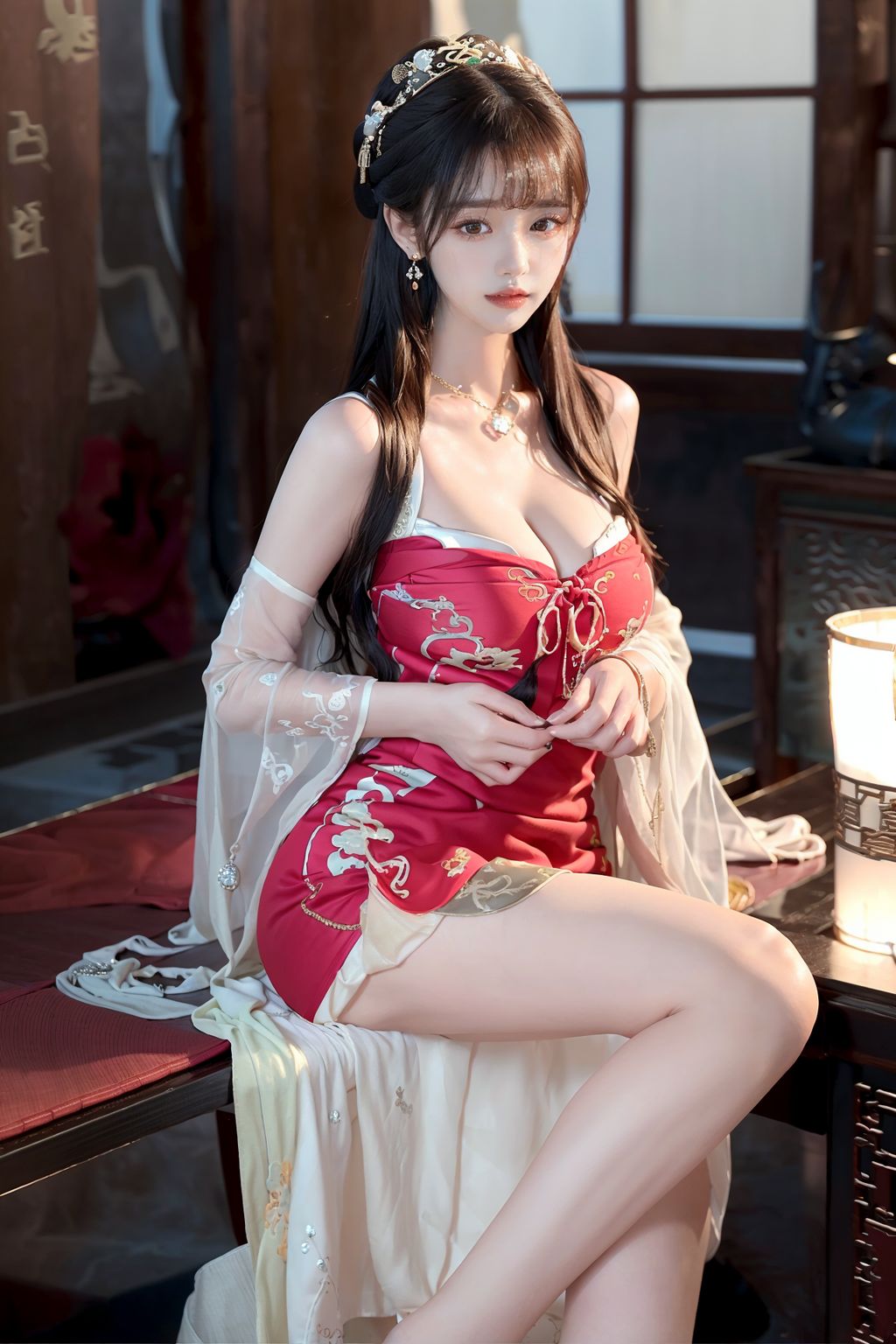 AI 생성] kaiysx: 캐미솔 드레스 (89장)