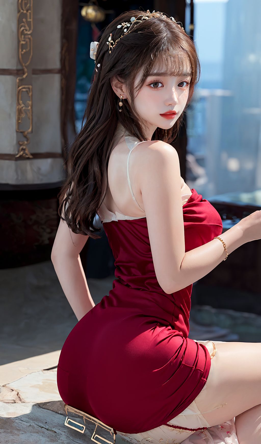 AI 생성] kaiysx: 캐미솔 드레스 (89장)