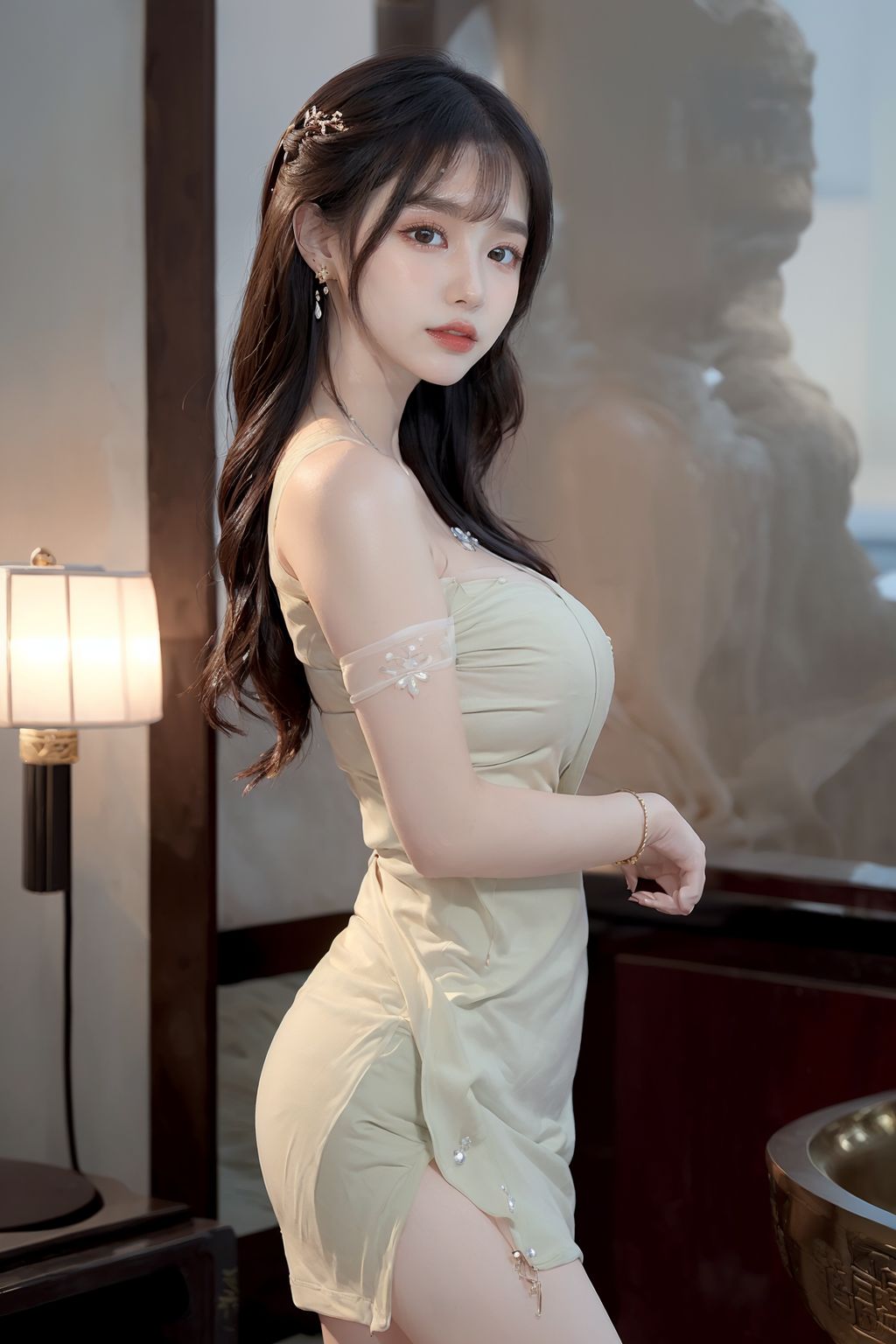 AI 생성] kaiysx: 캐미솔 드레스 (89장)